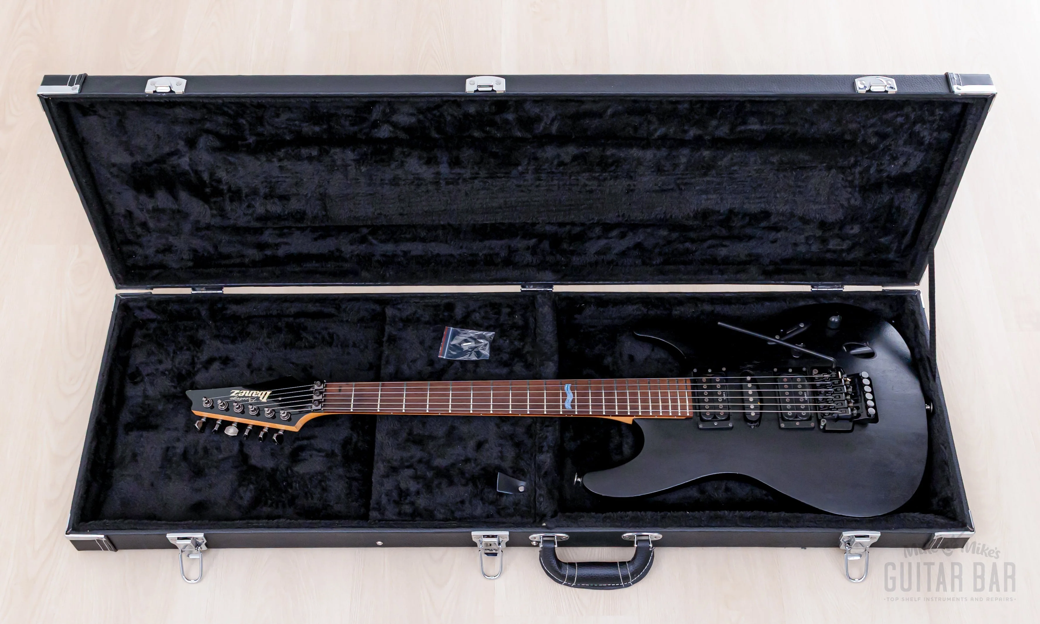 2001 Ibanez Prestige S Series S470 HSH Satin Black w/ Floyd Rose - Image 17