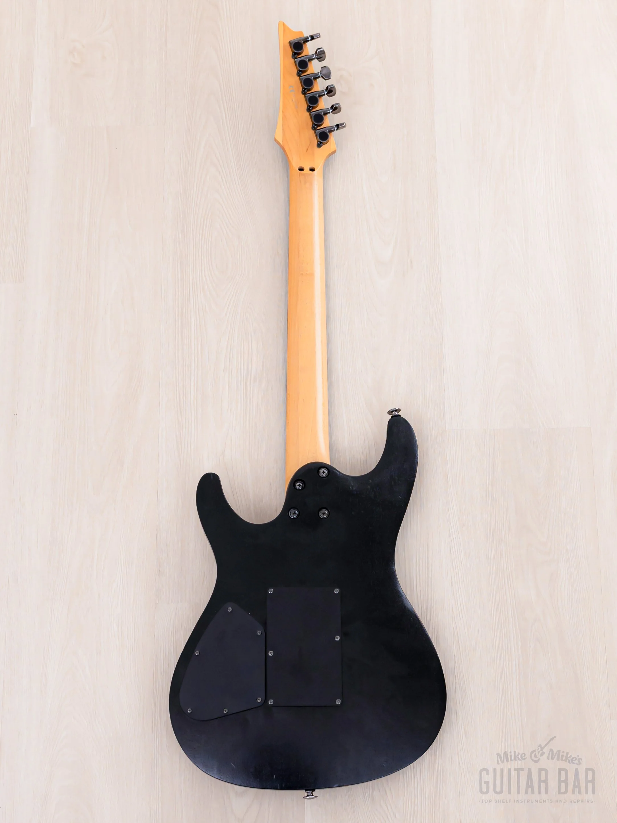 2001 Ibanez Prestige S Series S470 HSH Satin Black w/ Floyd Rose - Image 3