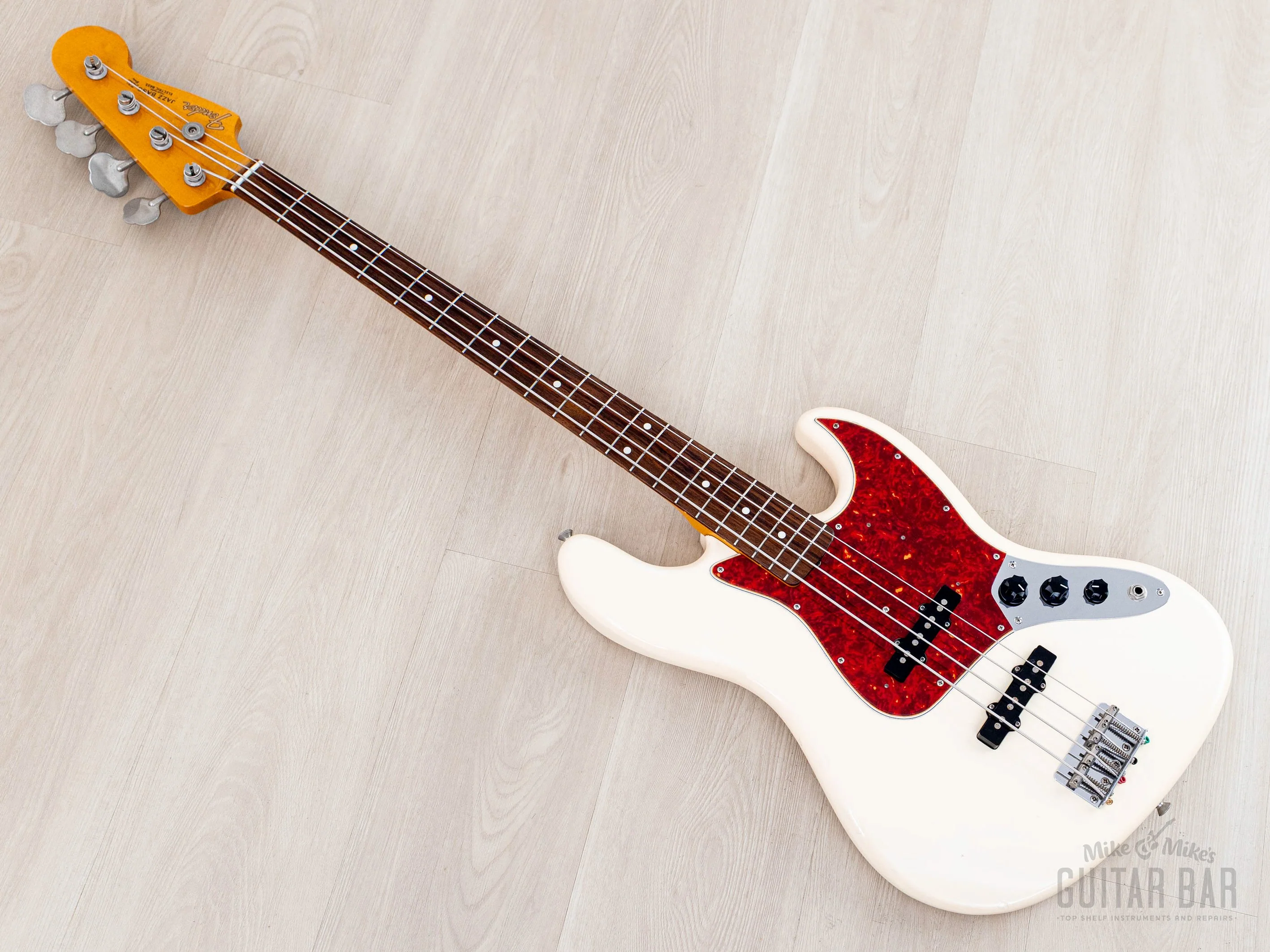 2002 Fender Jazz Bass ‘62 Vintage Reissue JB62-58 Olympic White, Japan CIJ - Image 11