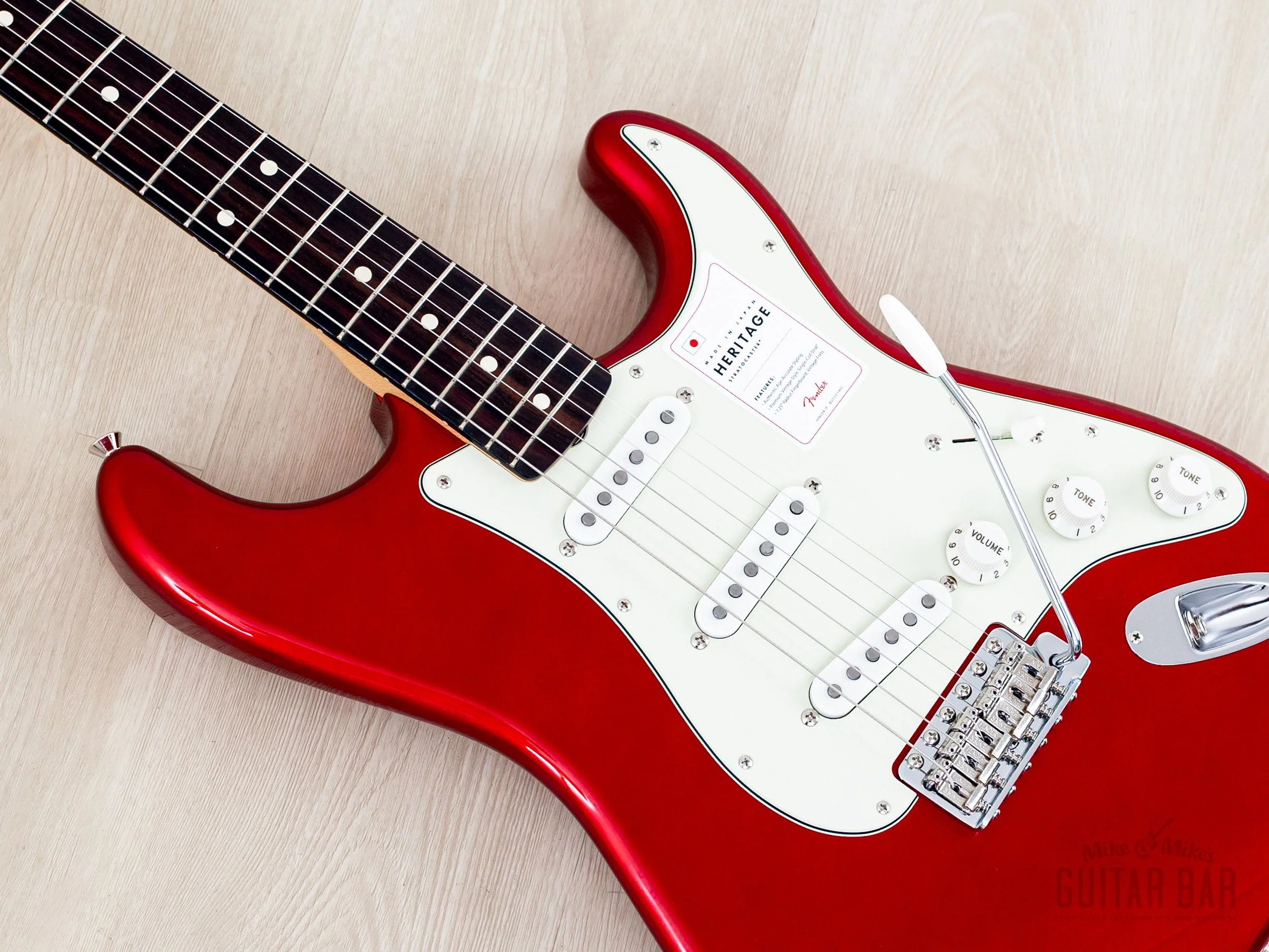 2023 Fender Heritage ‘60s Stratocaster Candy Apple Red Lacquer, Near-Mint w/ Tags, Japan MIJ - Image 7