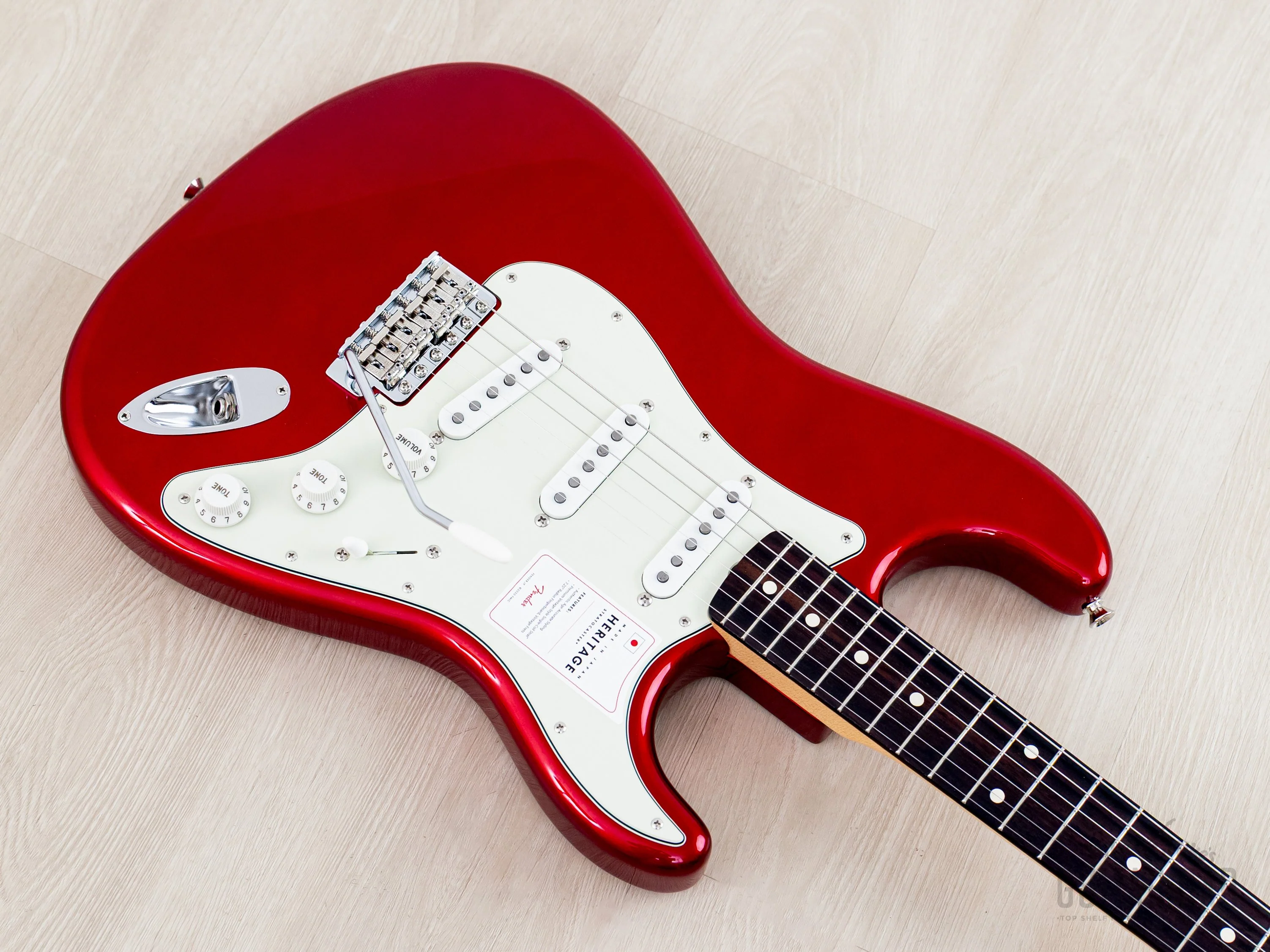 2023 Fender Heritage ‘60s Stratocaster Candy Apple Red Lacquer, Near-Mint w/ Tags, Japan MIJ - Image 9
