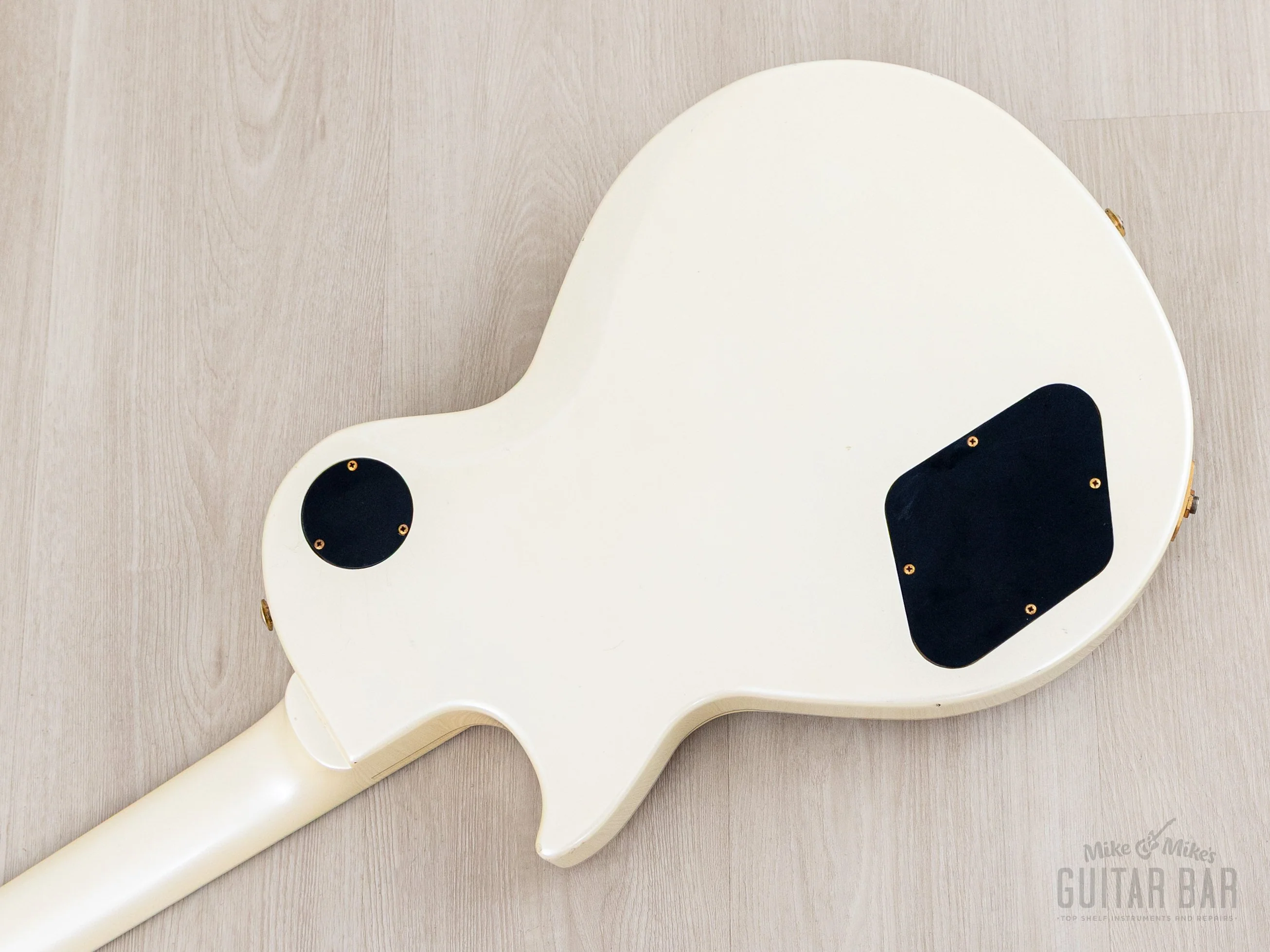 2002 Greco LGB-90 Full Scale LP Custom Bass Pearl White, Japan Fujigen - Image 15