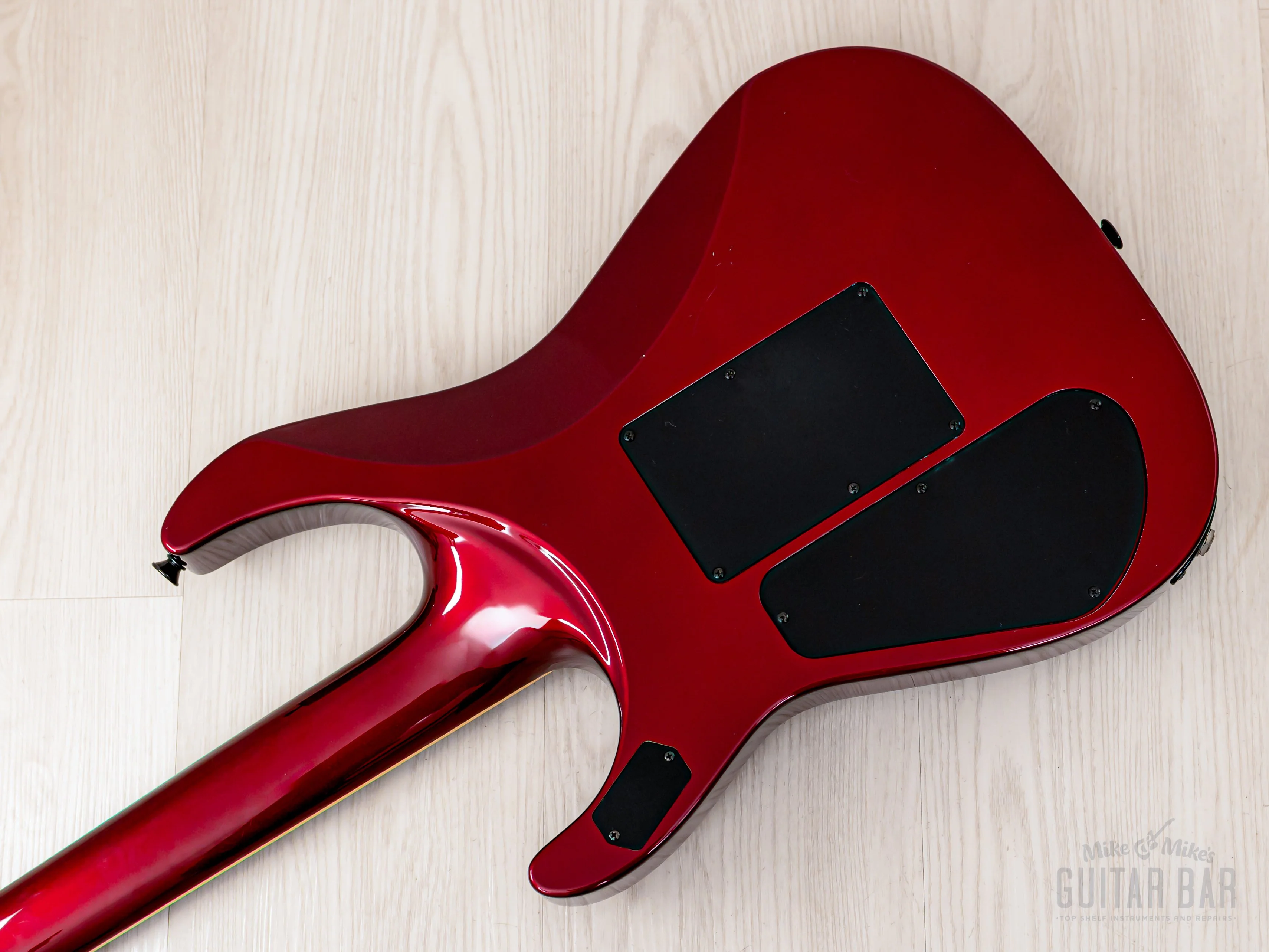 2002 Jackson Stars Soloist JSSLE-150 Vintage Neck Through Guitar Midnight Red w/ EMG 81, Floyd Rose & Hangtags - Image 14