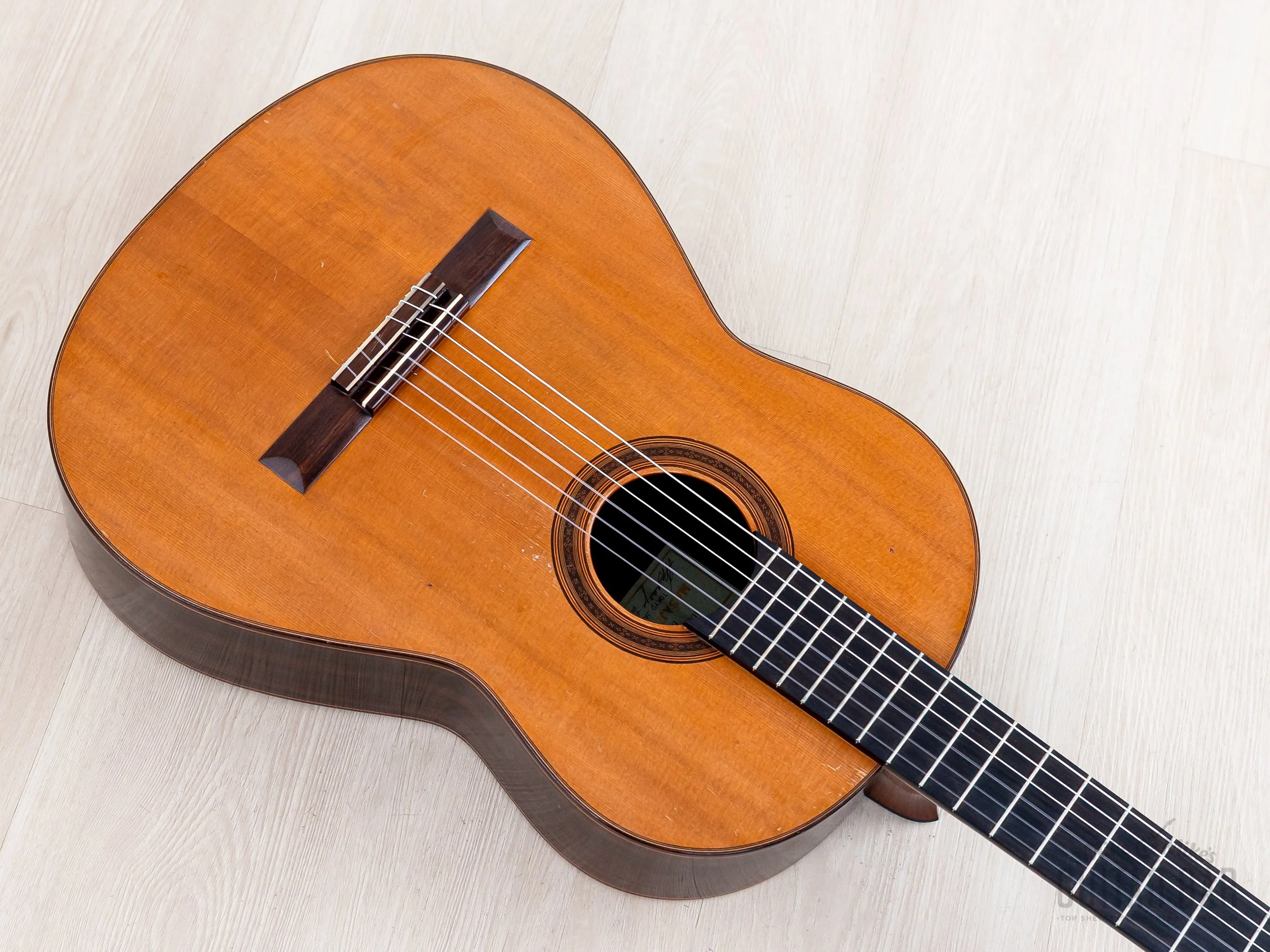 2003 Masaji Nobe Prime Classical Guitar, Spruce + Rosewood w/ Case - Image 10