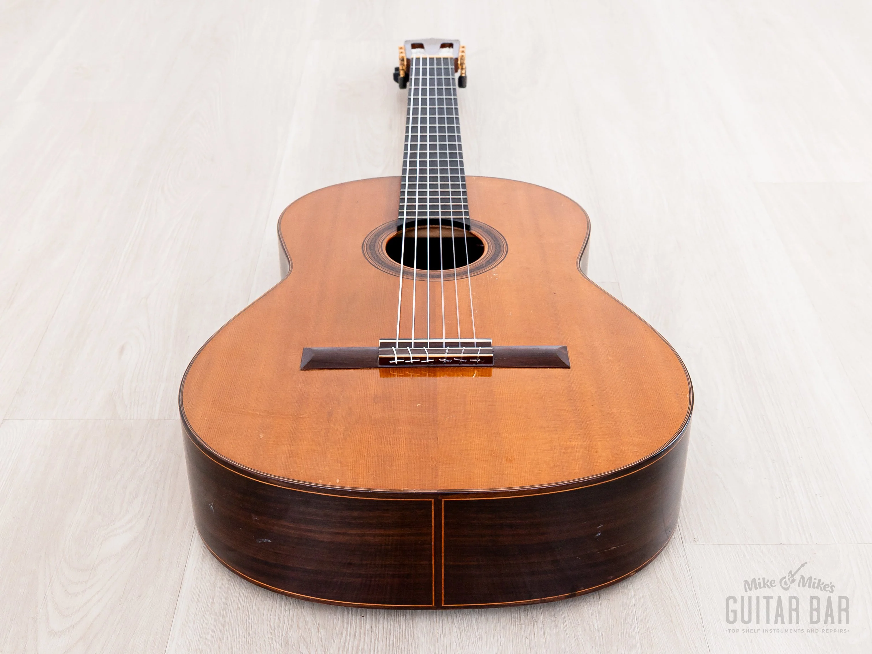 2003 Masaji Nobe Prime Classical Guitar, Spruce + Rosewood w/ Case - Image 12