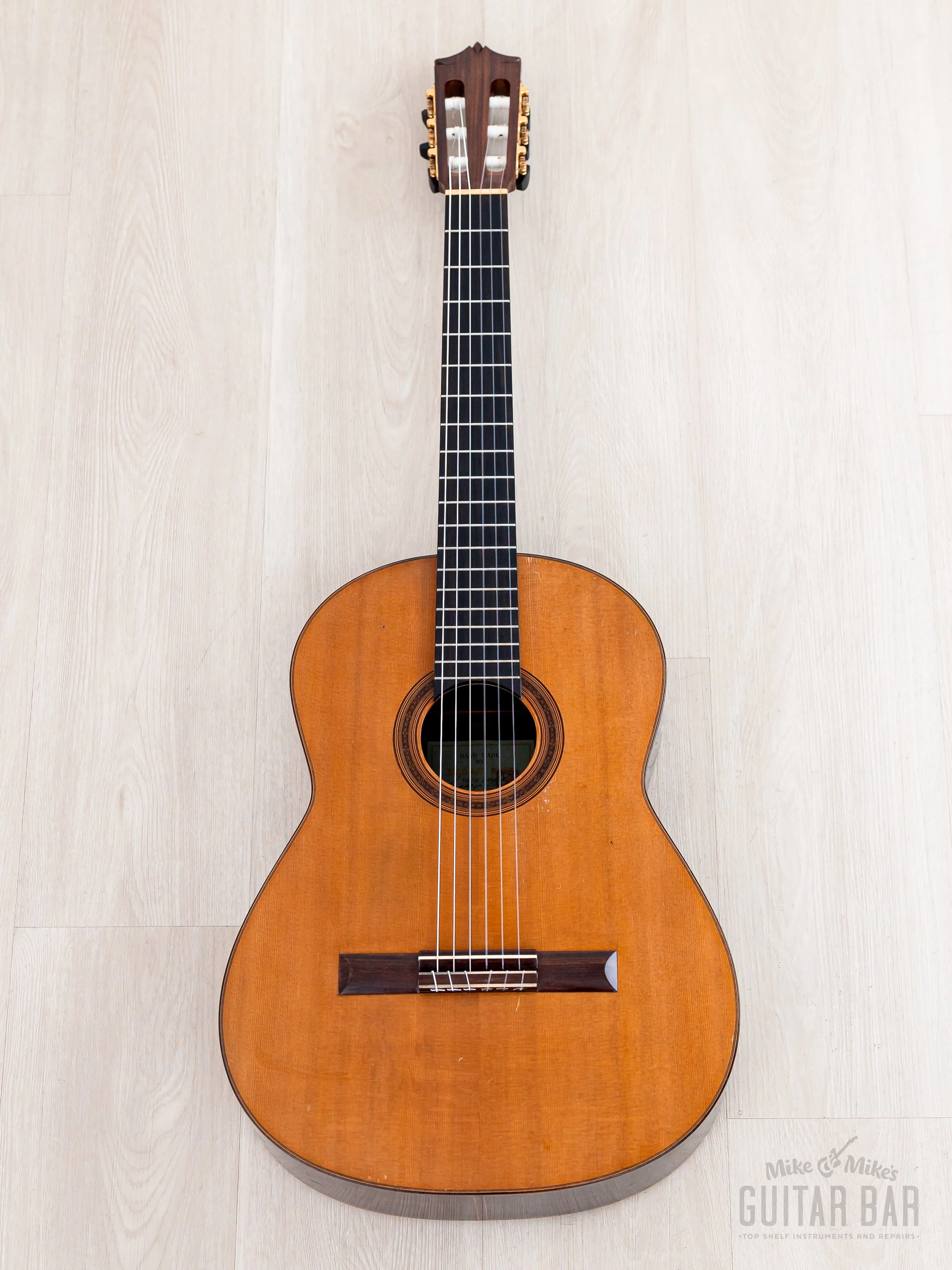 2003 Masaji Nobe Prime Classical Guitar, Spruce + Rosewood w/ Case - Image 2