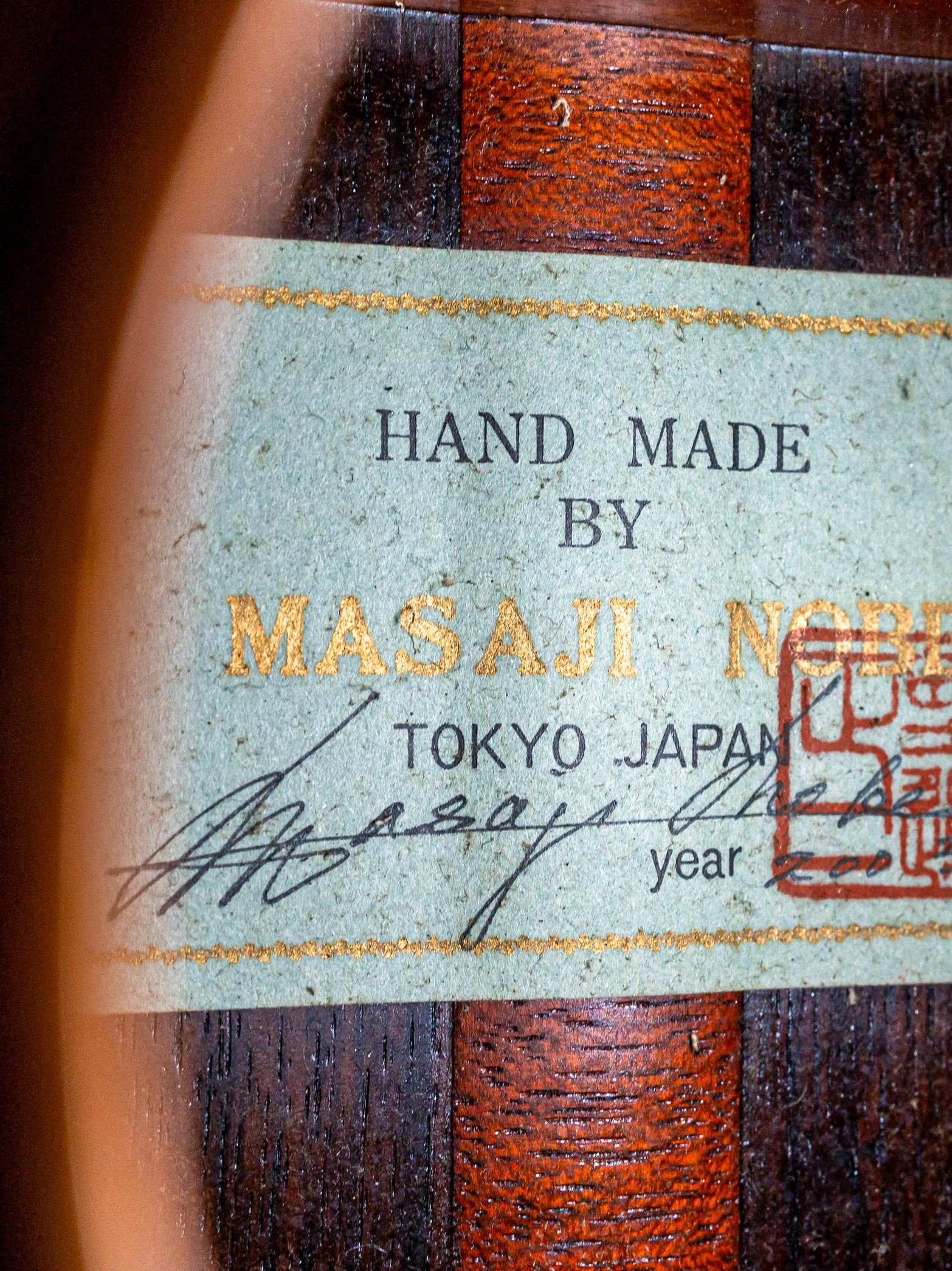 2003 Masaji Nobe Prime Classical Guitar, Spruce + Rosewood w/ Case - Image 6