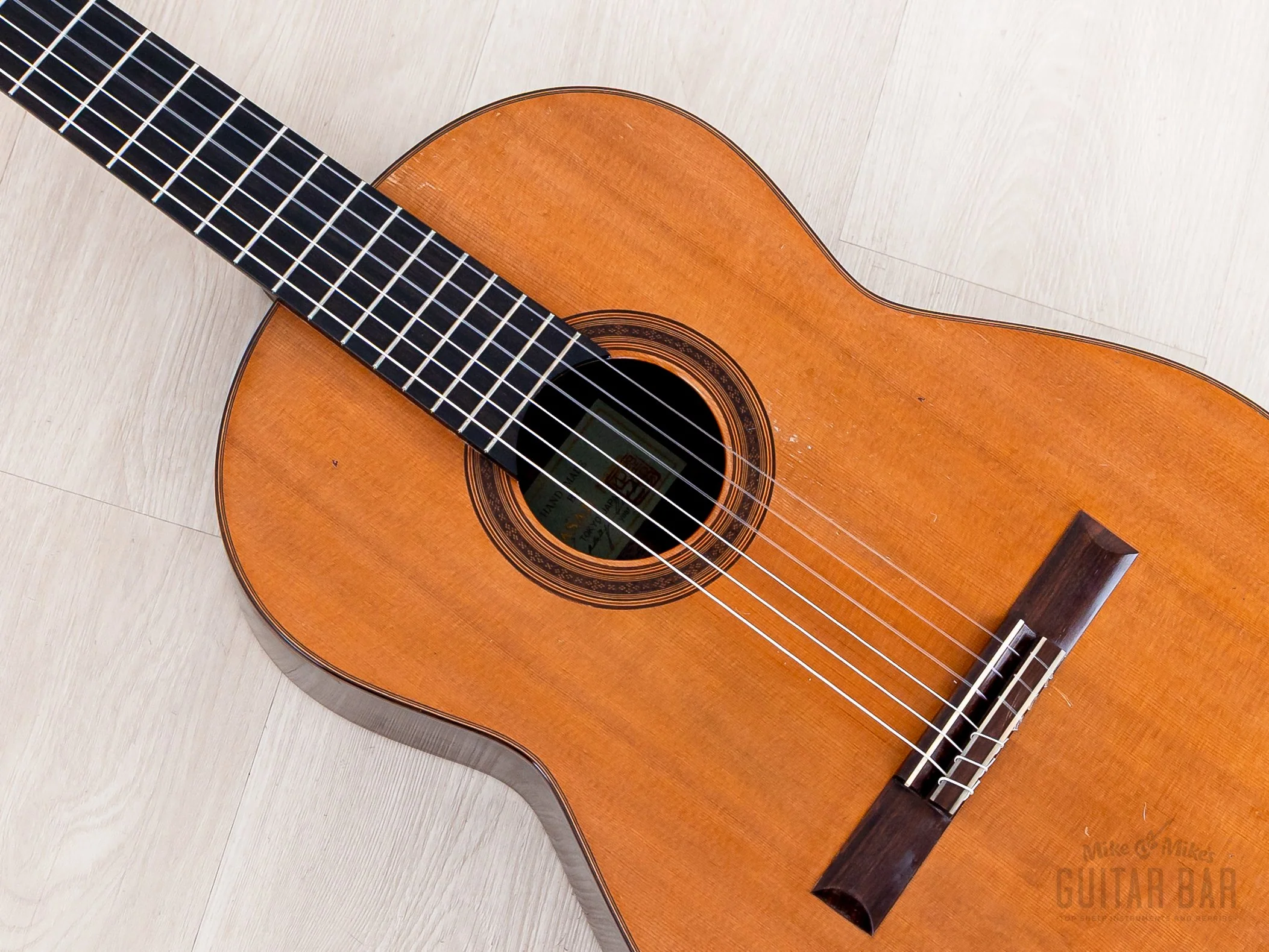 2003 Masaji Nobe Prime Classical Guitar, Spruce + Rosewood w/ Case - Image 8