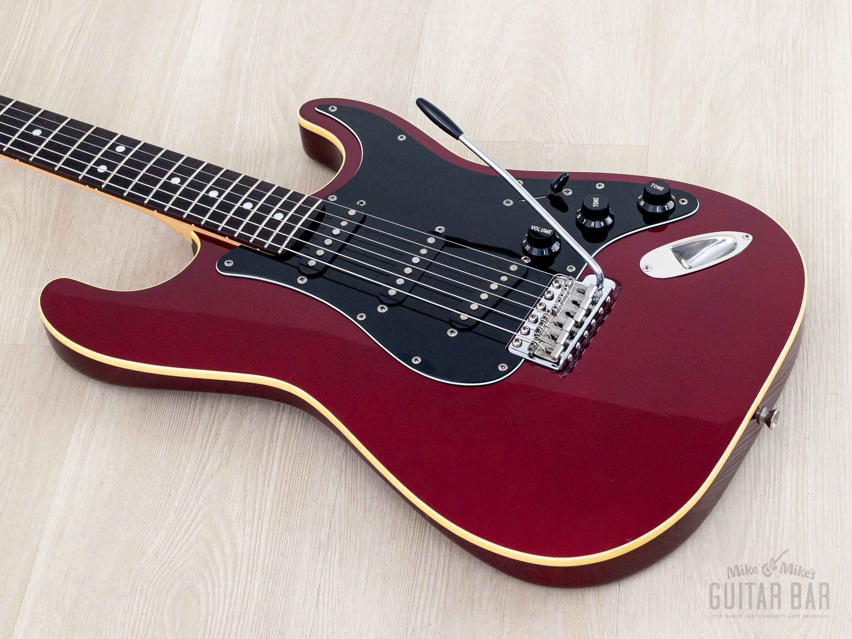 2004 Fender Aerodyne Stratocaster AST-65 Electric Guitar Candy Apple Red w/ Hangtags, Japan CIJ - Image 10