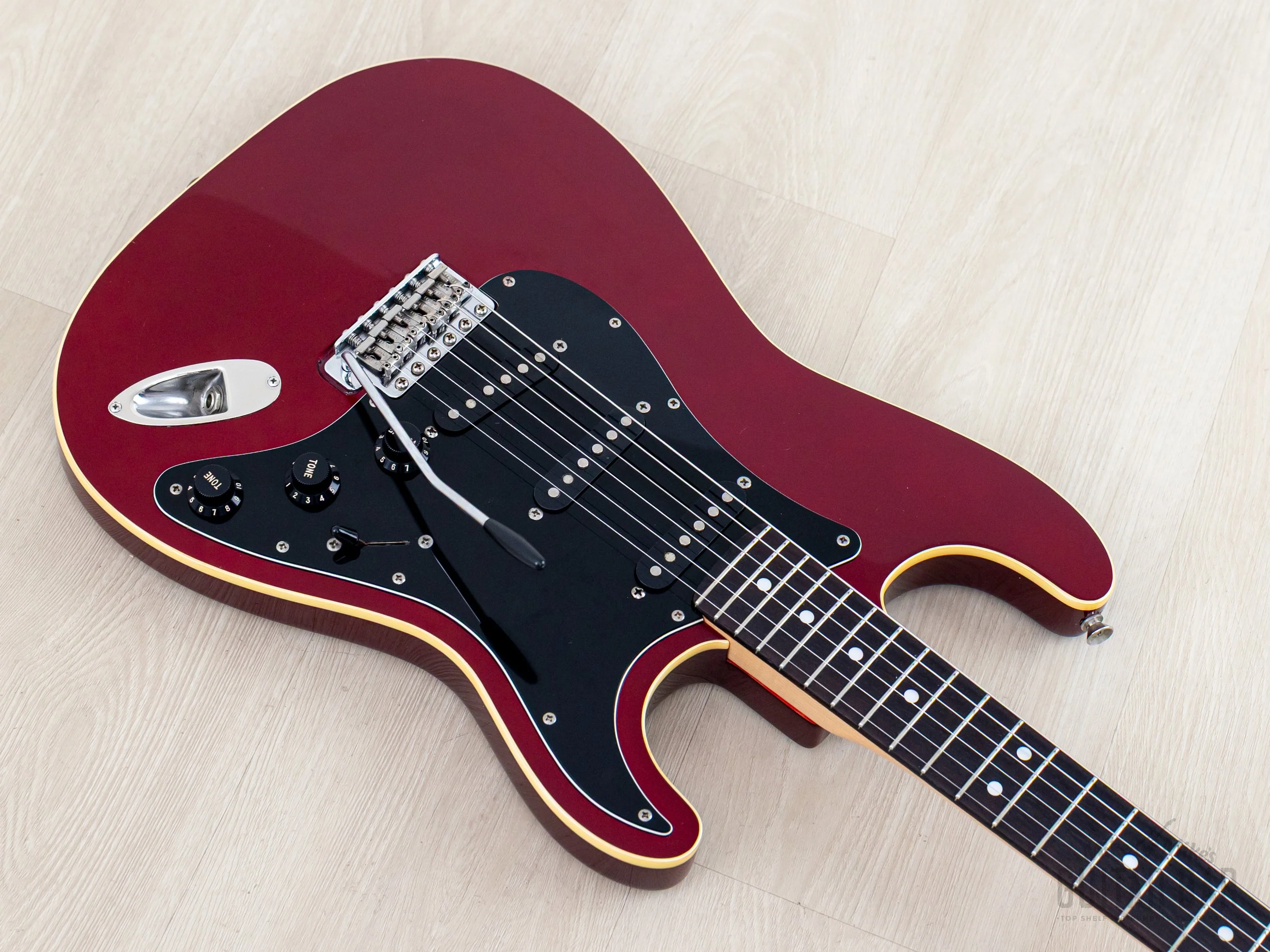 2004 Fender Aerodyne Stratocaster AST-65 Electric Guitar Candy Apple Red w/ Hangtags, Japan CIJ - Image 9