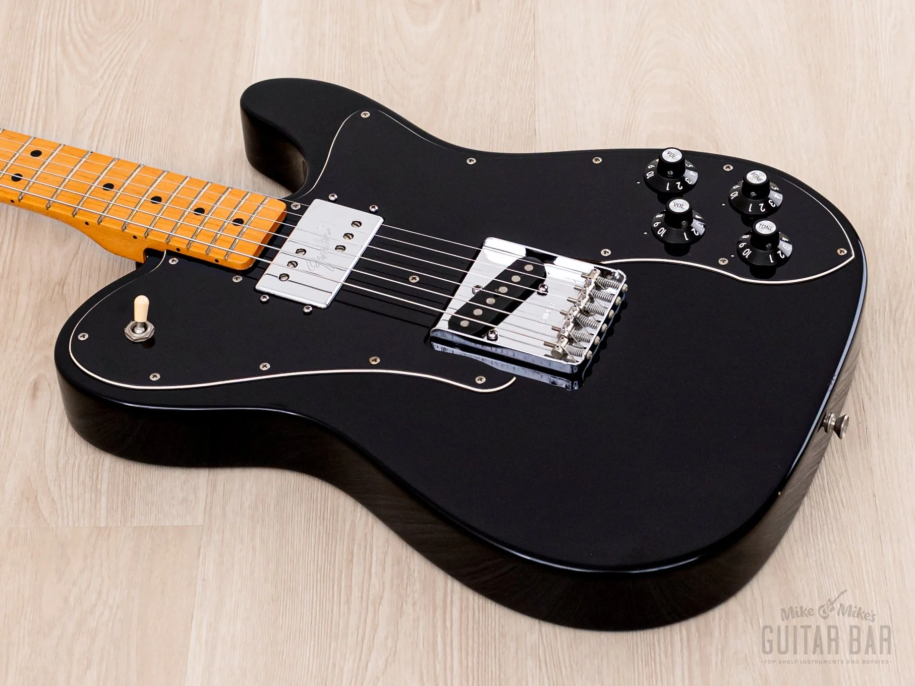 2004 Fender American Vintage '72 Telecaster Custom FSR Black Near-Mint w/ Case & Tag, Wide Range - Image 9