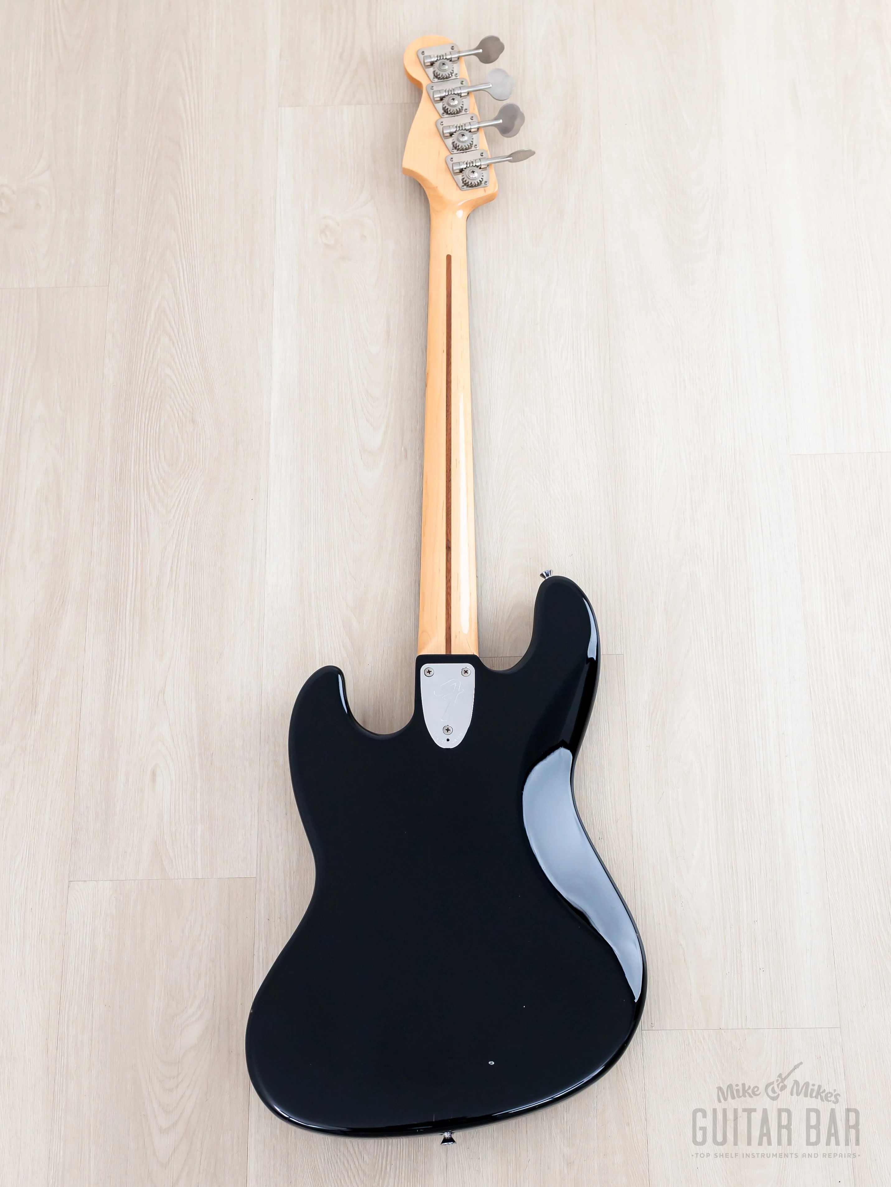 2004 Fender Jazz Bass ‘75 Vintage Reissue JB75-90US Black, Japan CIJ, Geddy Lee-Spec - Image 3