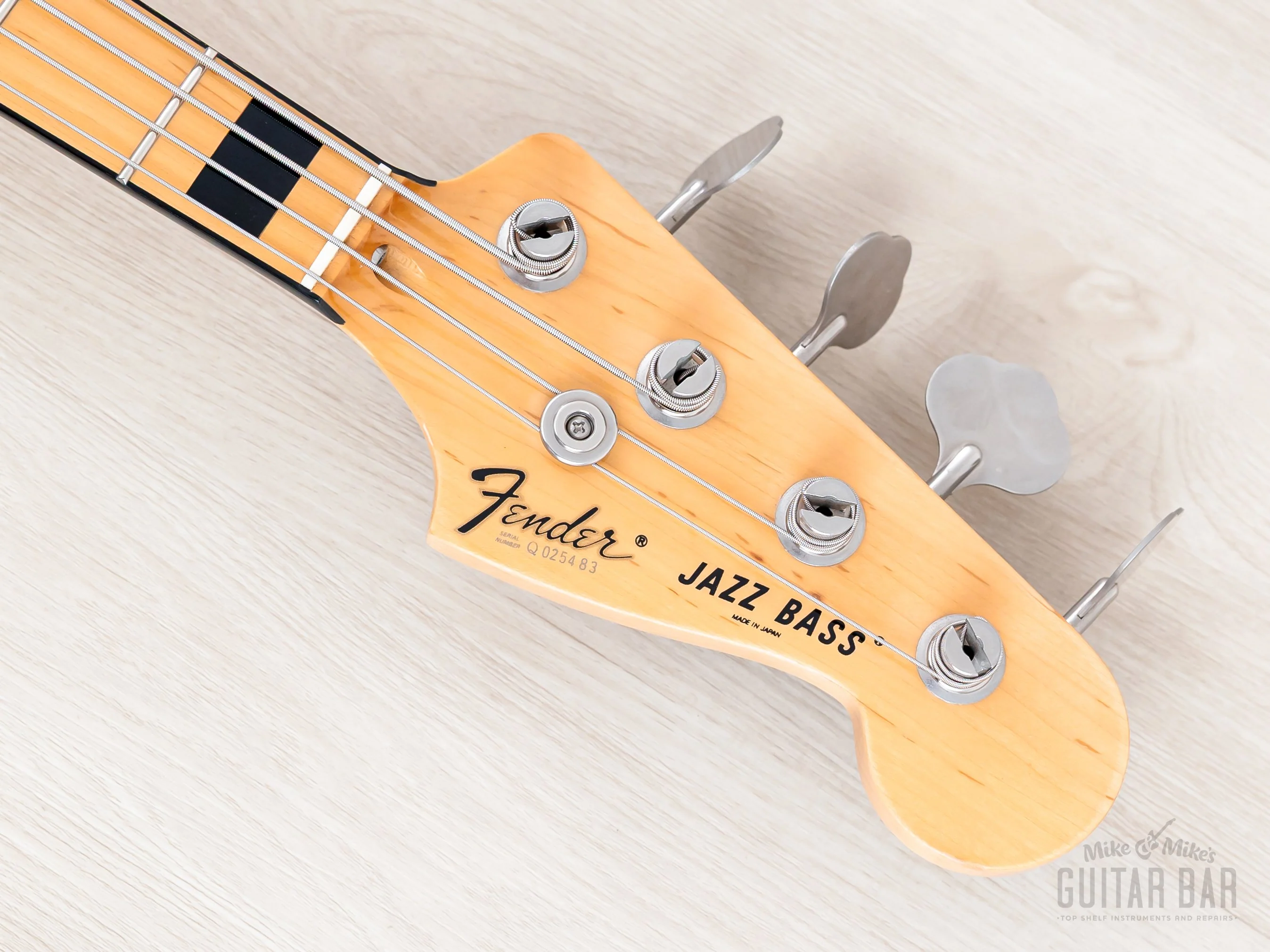 2004 Fender Jazz Bass ‘75 Vintage Reissue JB75-90US Black, Japan CIJ, Geddy Lee-Spec - Image 4