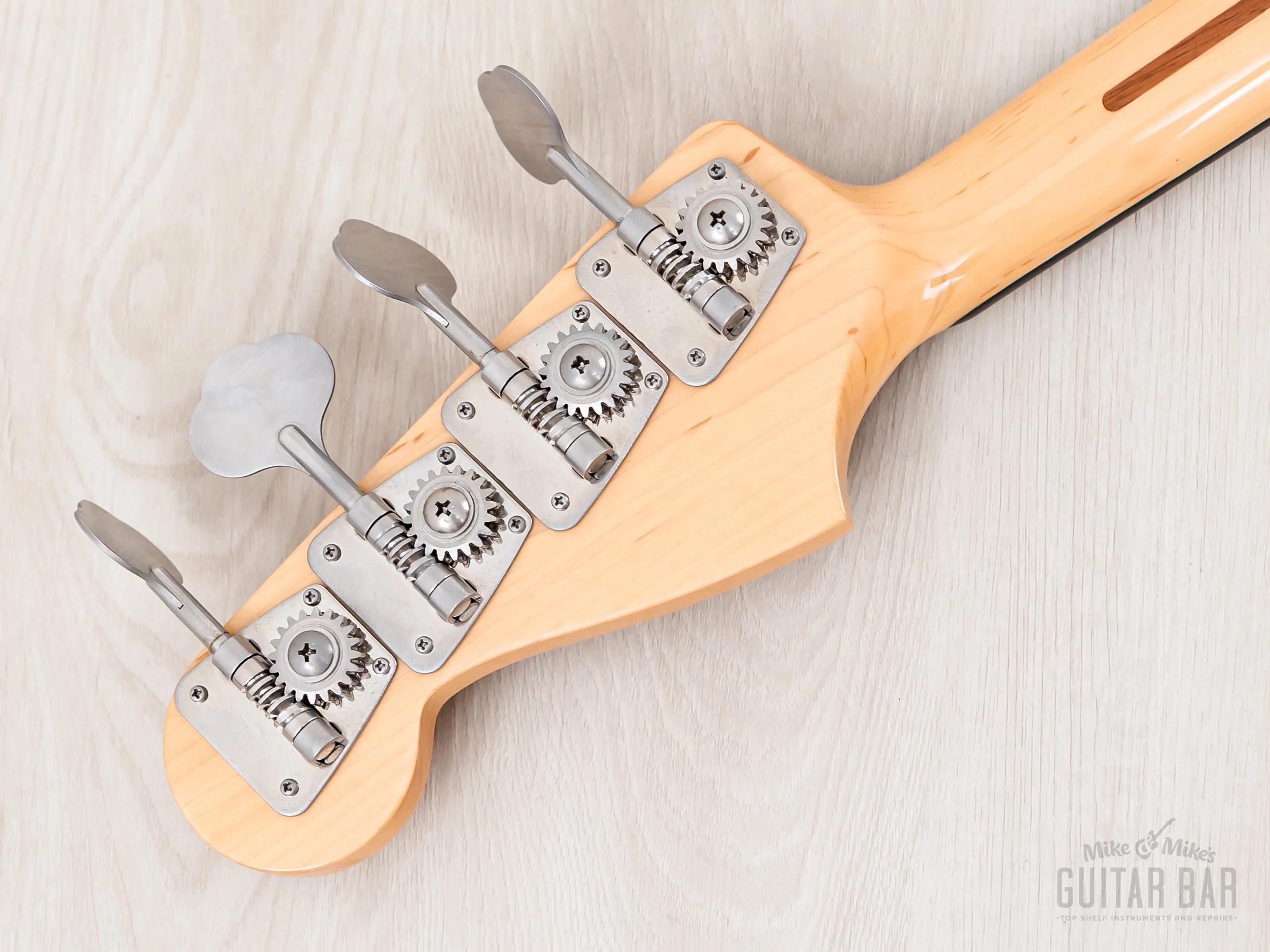 2004 Fender Jazz Bass ‘75 Vintage Reissue JB75-90US Black, Japan CIJ, Geddy Lee-Spec - Image 5