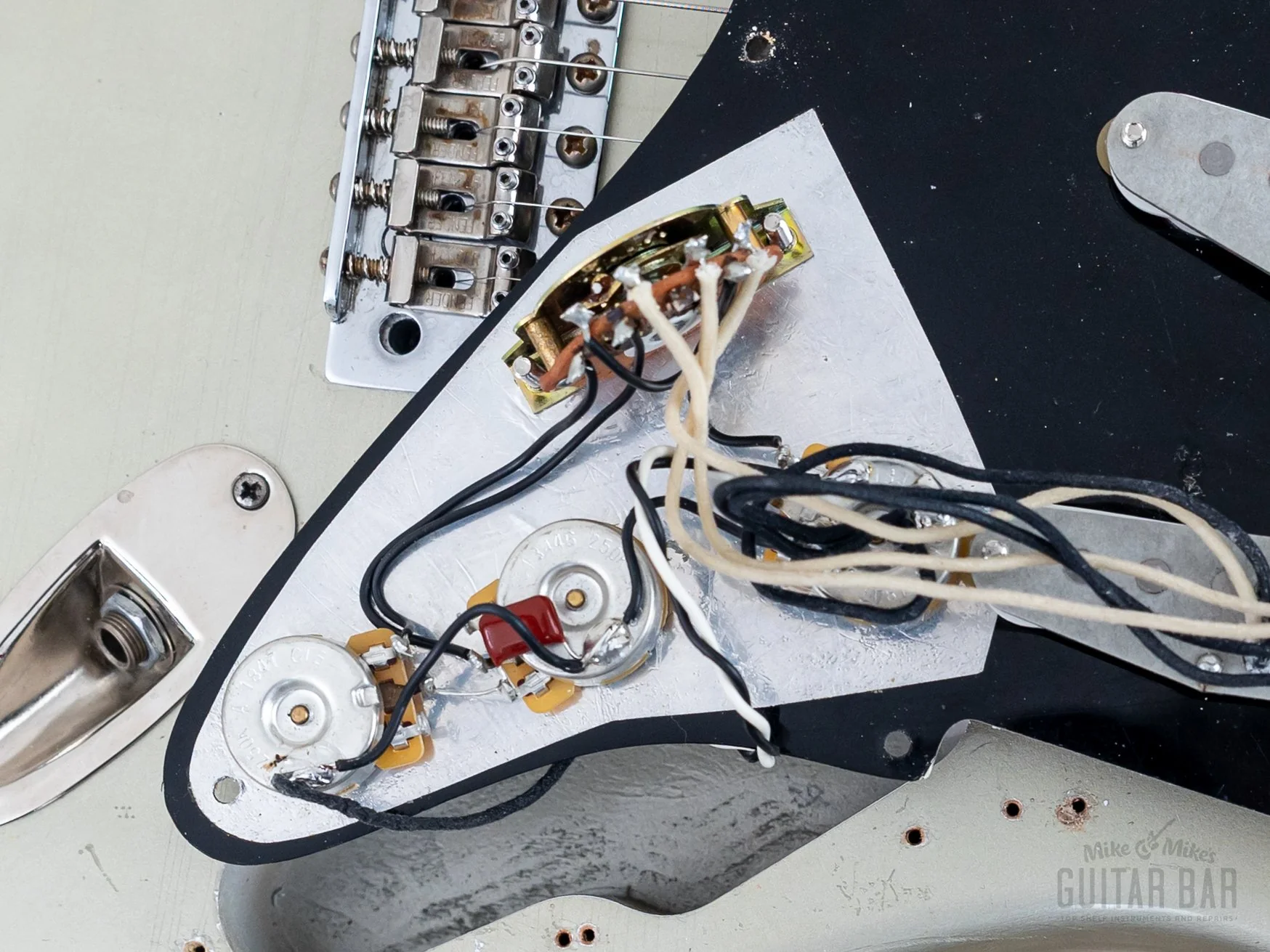 2004 Fender + MJT Stratocaster Partscaster Limited Edition CME Neck & Inca Silver Relic Body w/ Custom '69 Pickups, Case - Image 18