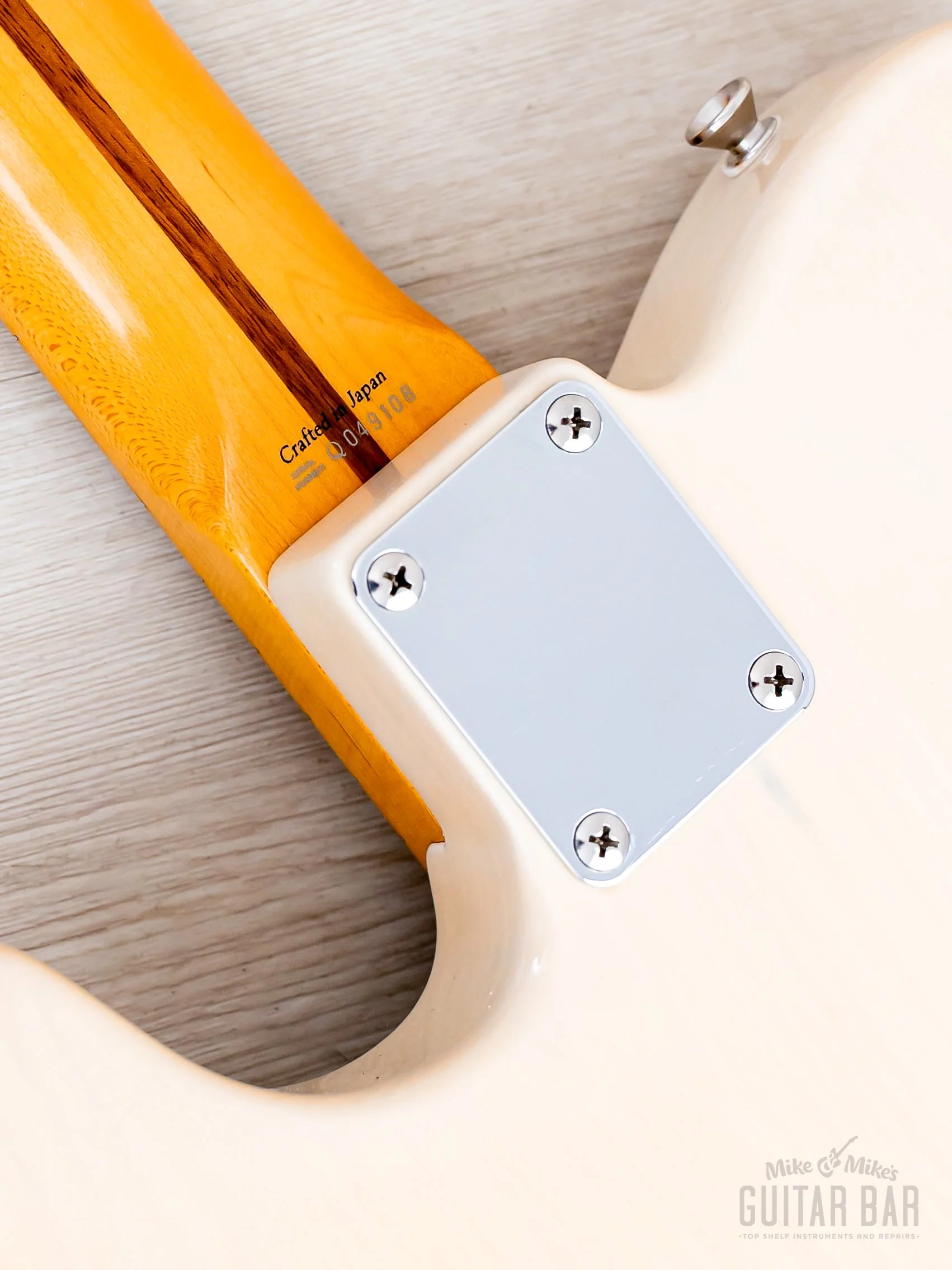 2004 Fender Telecaster ‘52 Vintage Reissue TL52-110BTX Blonde w/ V Neck, Bigsby B5F & USA Pickups, Japan CIJ - Image 16