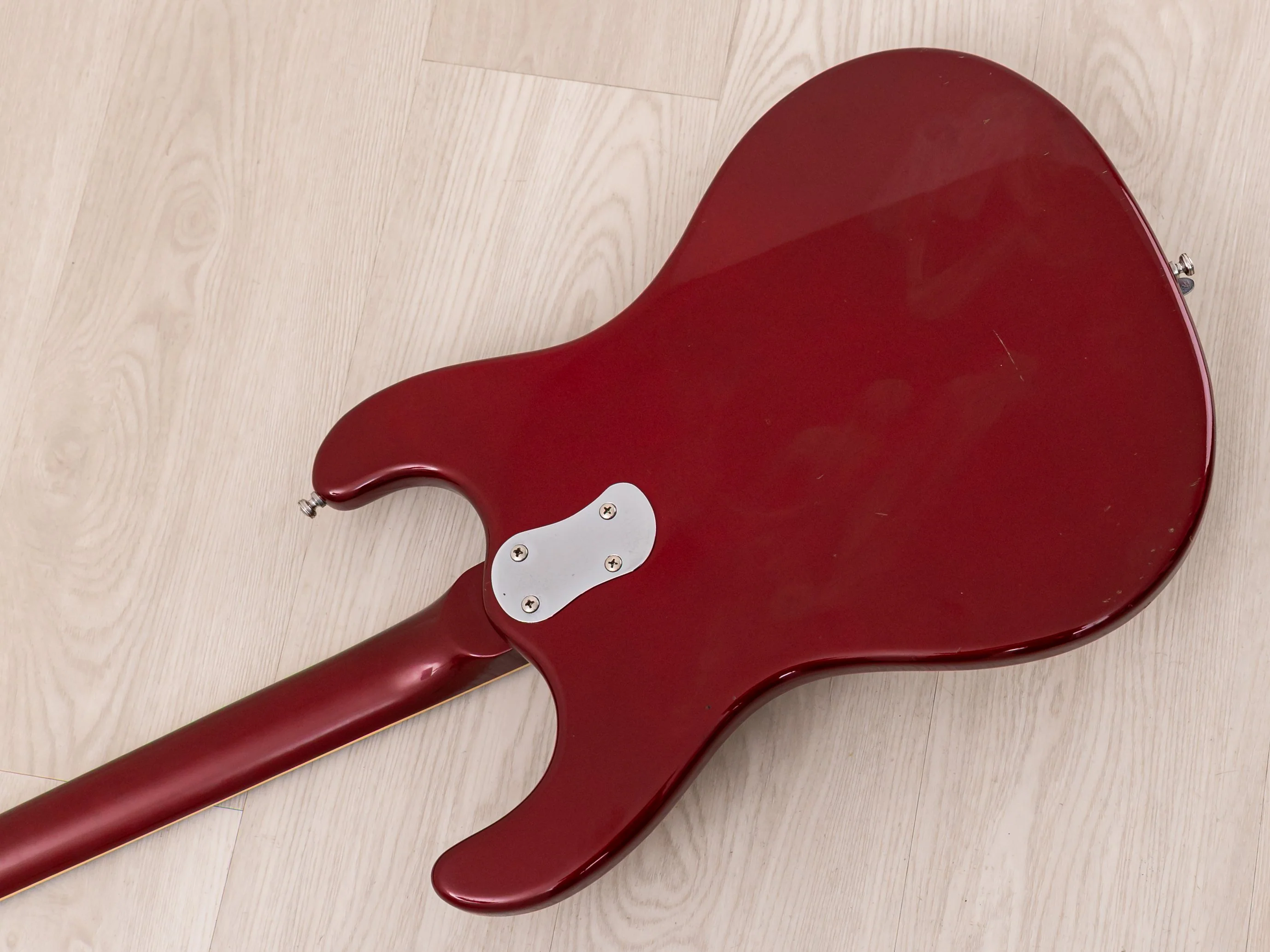 2004 Mosrite Eurorite 3 Pickup Non-Production Ventures-Style Guitar, Candy Apple Red w/ Case, Fillmore - Image 15