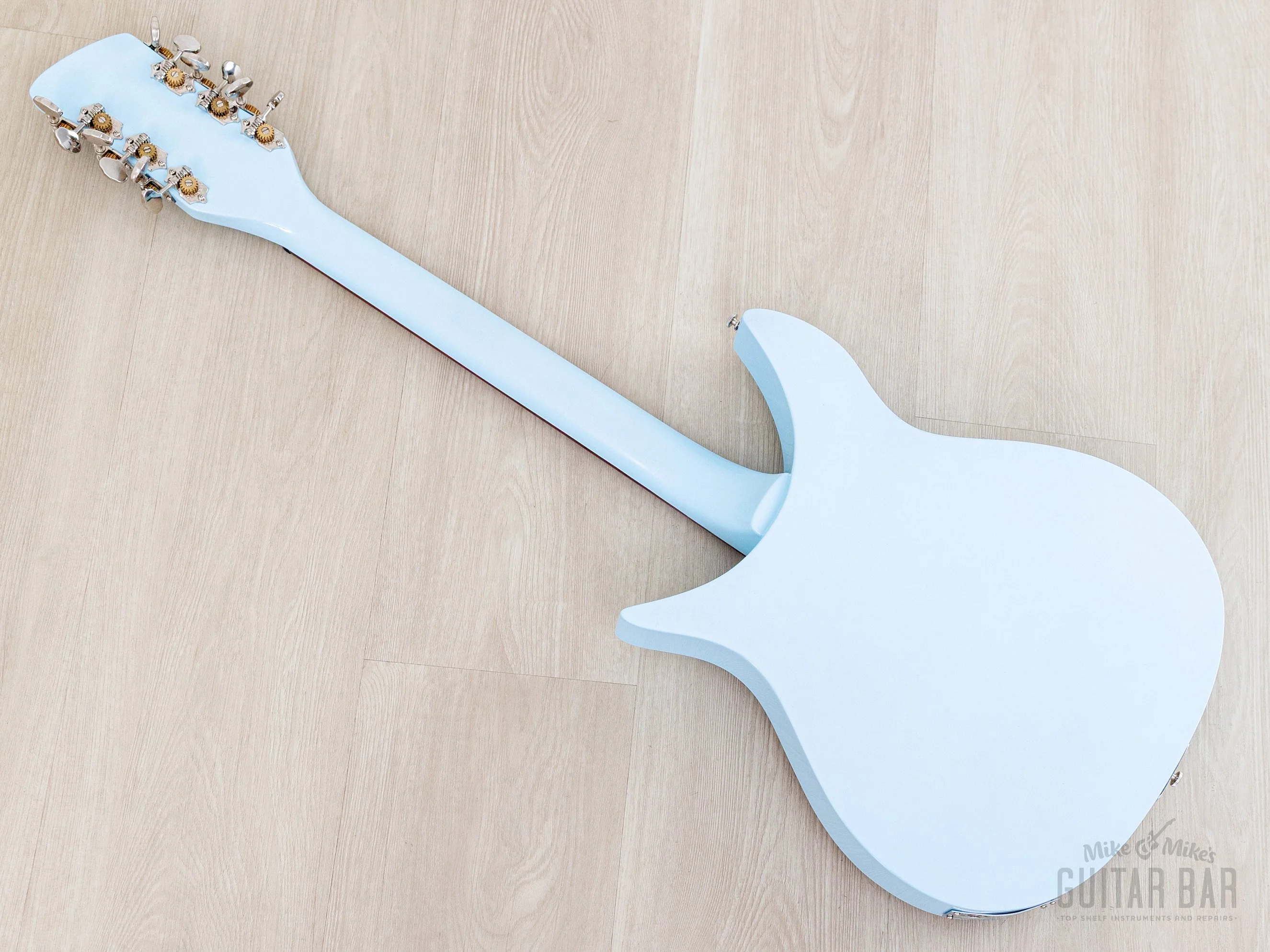 2004 Rickenbacker 325C58/12 12-String Blue Boy F Hole w/ Roger McGuinn Compressor & Case, 325/12 - Image 14