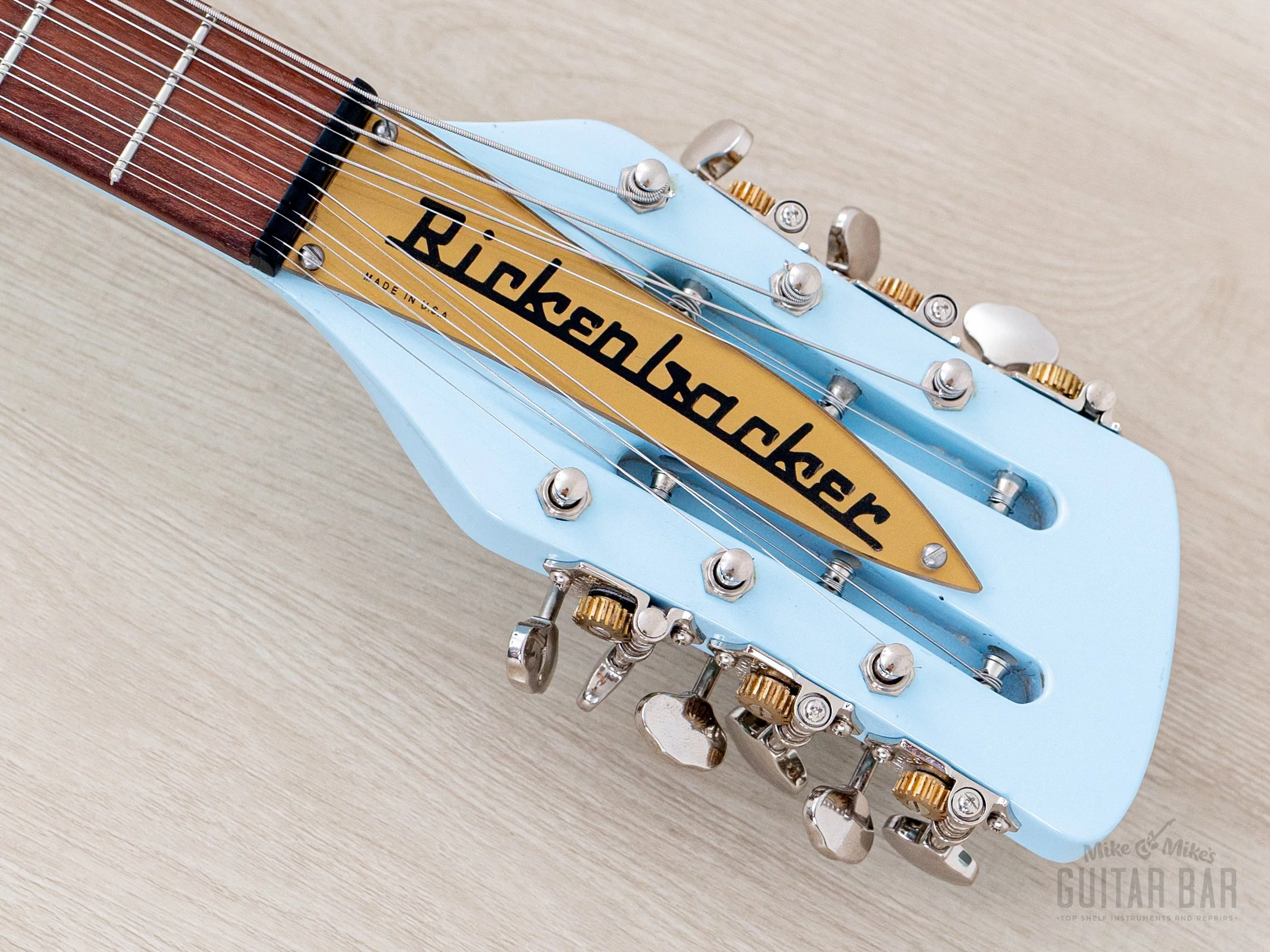 2004 Rickenbacker 325C58/12 12-String Blue Boy F Hole w/ Roger McGuinn Compressor & Case, 325/12 - Image 4