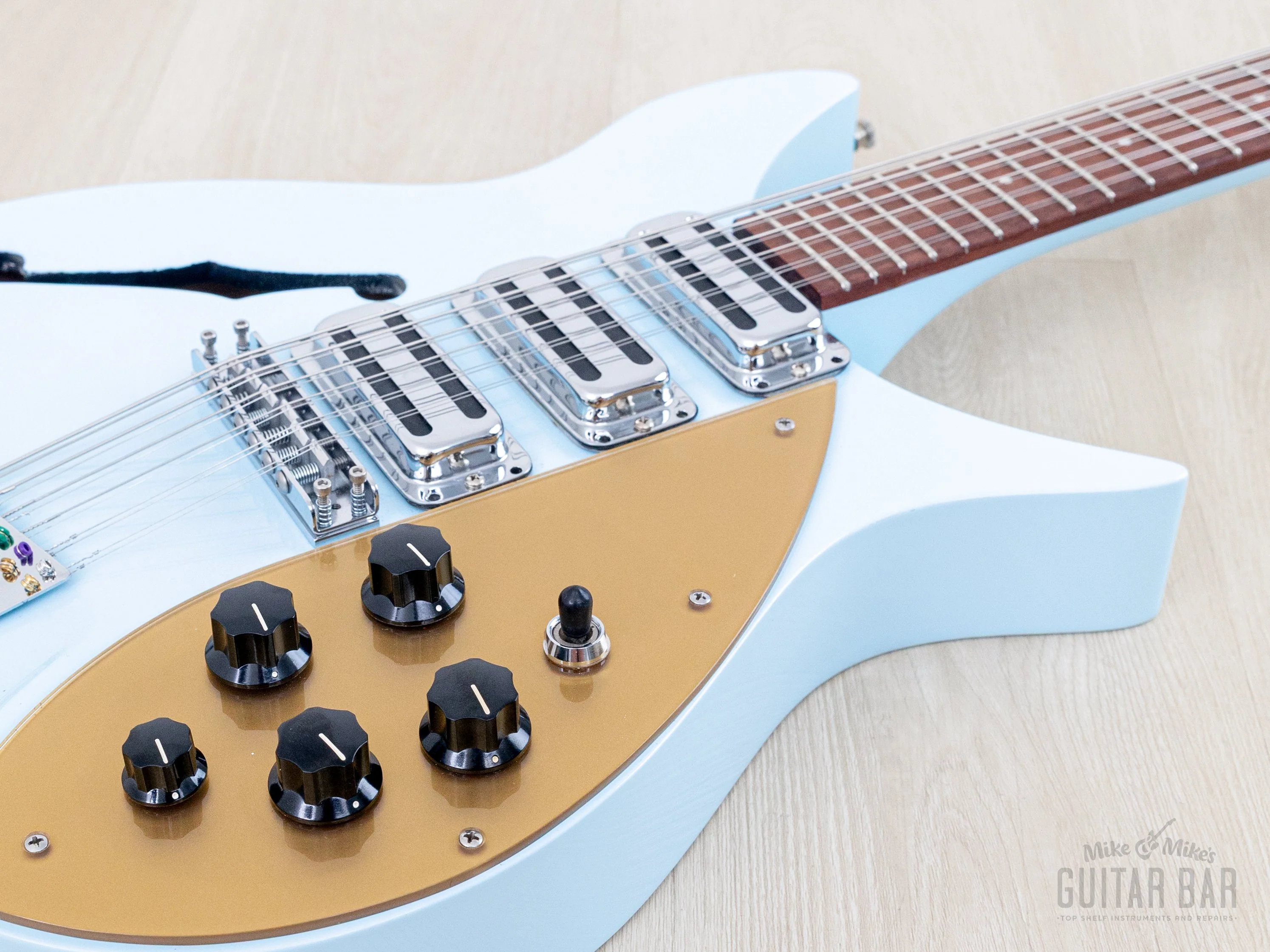2004 Rickenbacker 325C58/12 12-String Blue Boy F Hole w/ Roger McGuinn Compressor & Case, 325/12 - Image 7