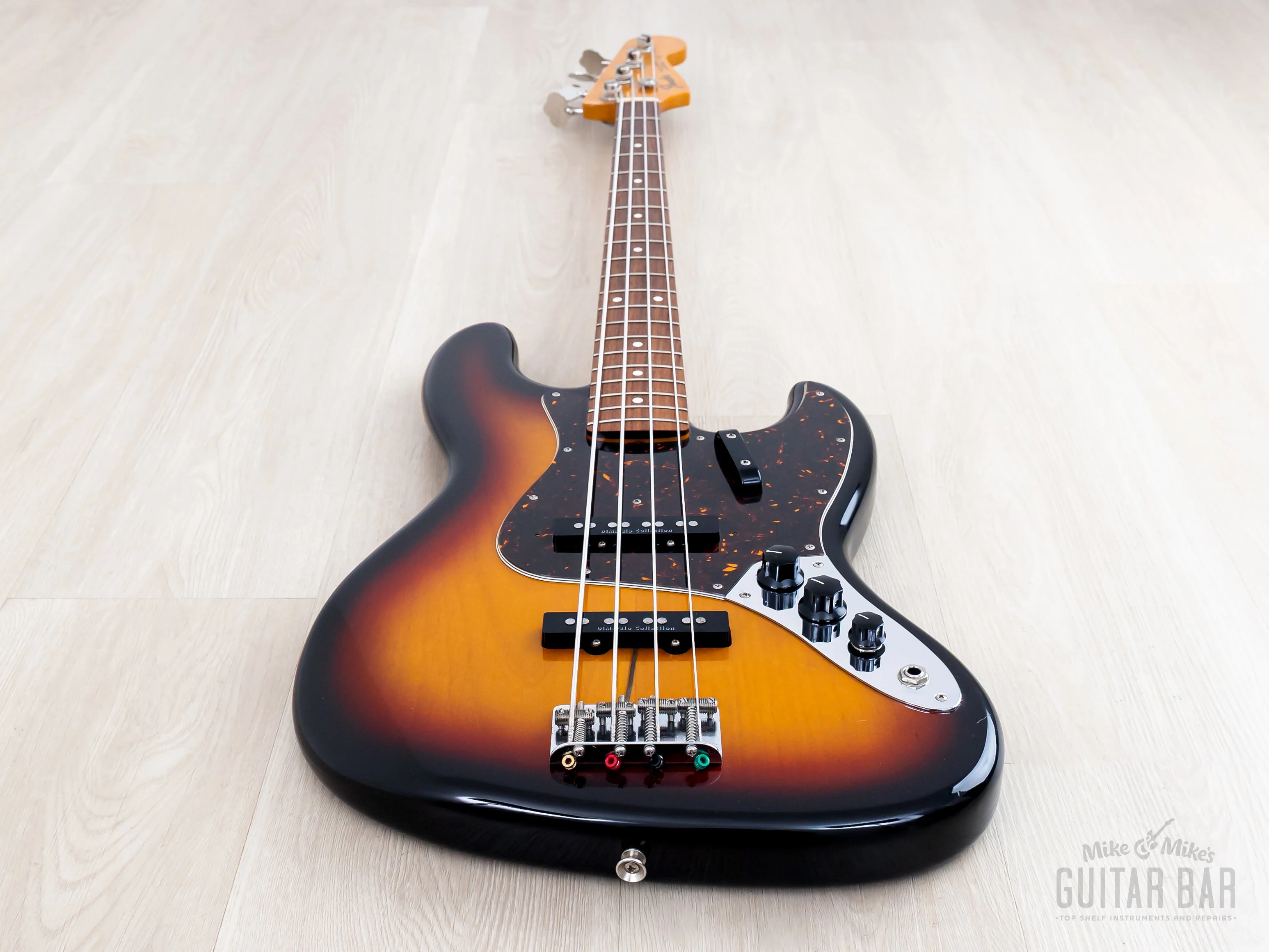 2005 Fender ‘62 Jazz Bass DiMarzio Collection JB62-110DMC Sunburst Lacquer, Japan CIJ - Image 11