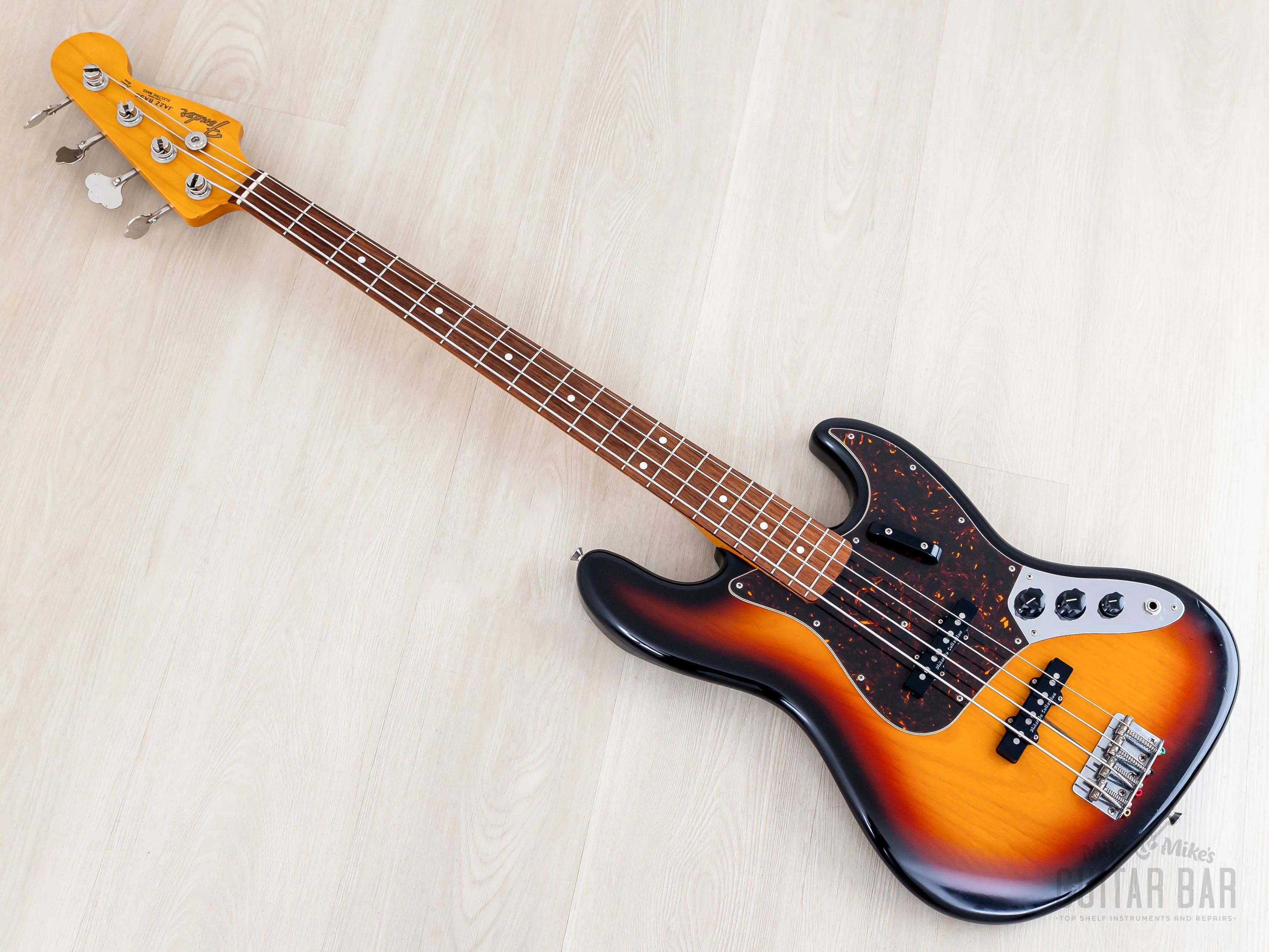 2005 Fender ‘62 Jazz Bass DiMarzio Collection JB62-110DMC Sunburst Lacquer, Japan CIJ - Image 12