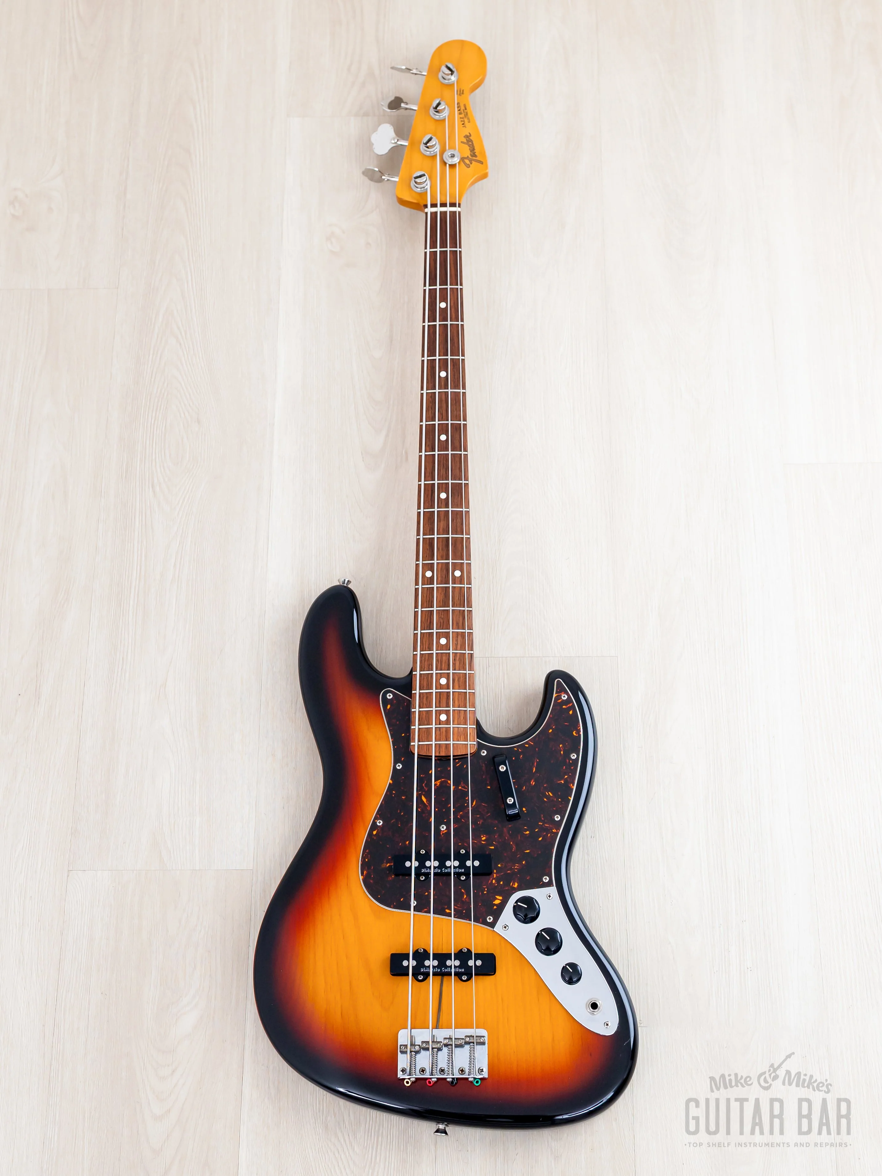 2005 Fender ‘62 Jazz Bass DiMarzio Collection JB62-110DMC Sunburst Lacquer, Japan CIJ - Image 2