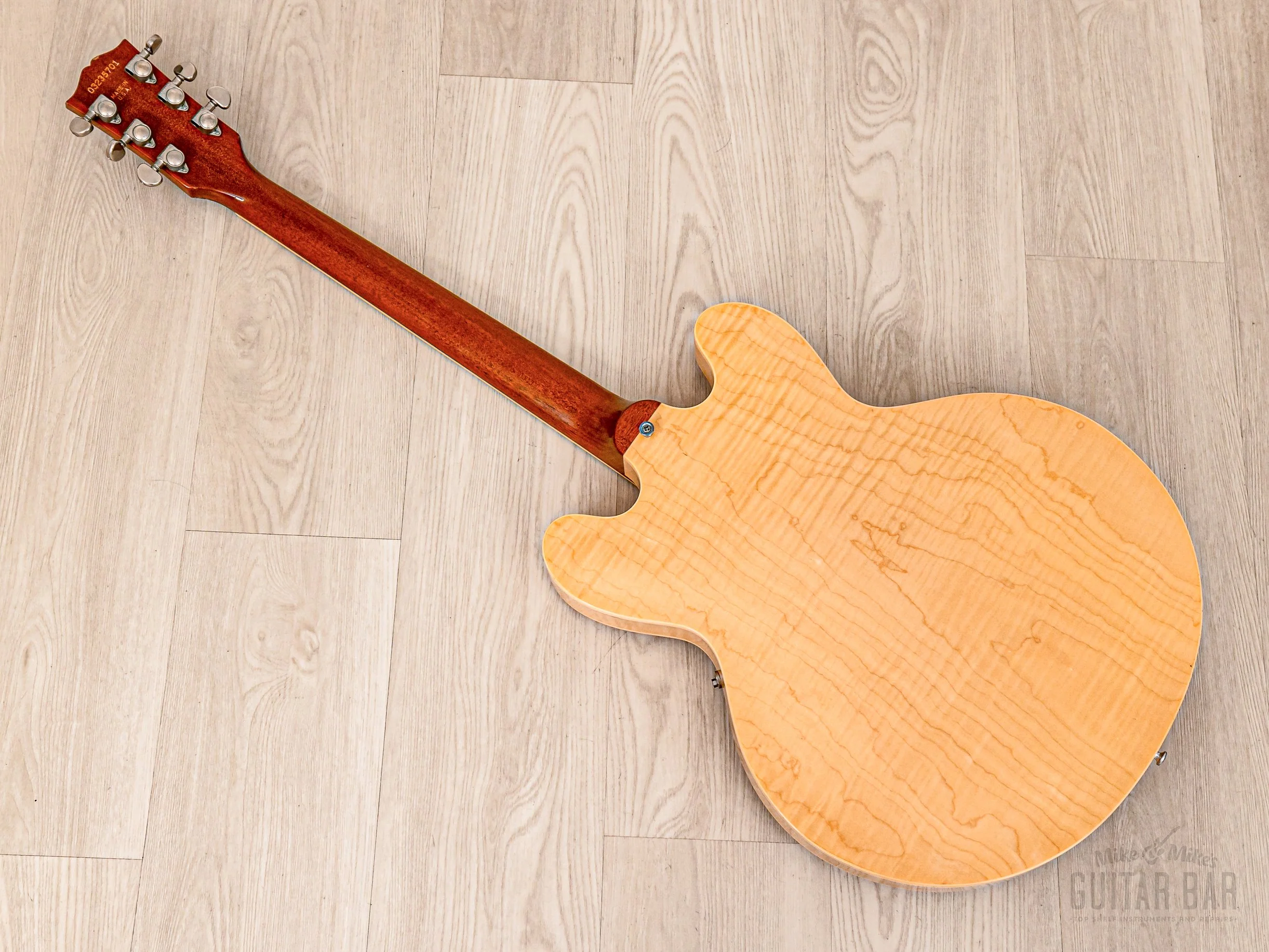 2005 Gibson Memphis ES-335 Dot Antique Natural, 100% Original & Near Mint w/ 57 Classic PAFs, Case - Image 13