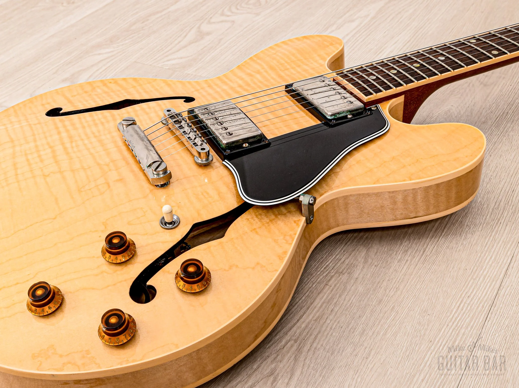 2005 Gibson Memphis ES-335 Dot Antique Natural, 100% Original & Near Mint w/ 57 Classic PAFs, Case - Image 7
