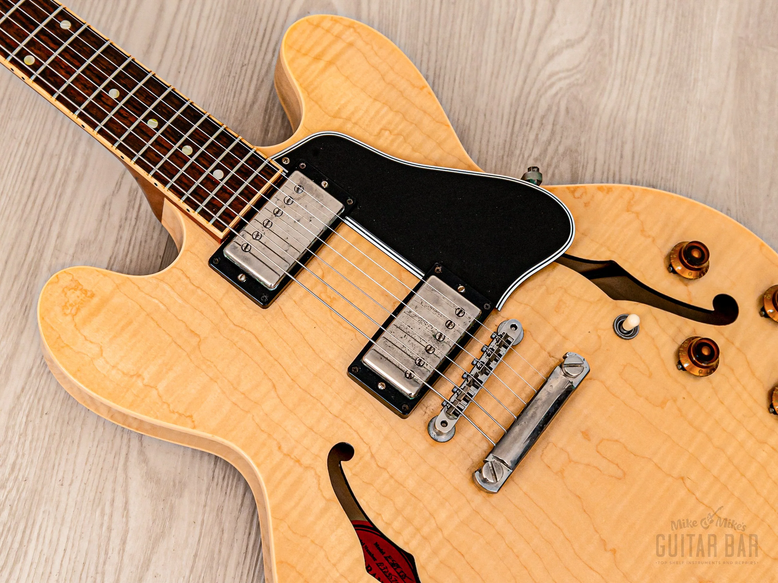 2005 Gibson Memphis ES-335 Dot Antique Natural, 100% Original & Near Mint w/ 57 Classic PAFs, Case - Image 8
