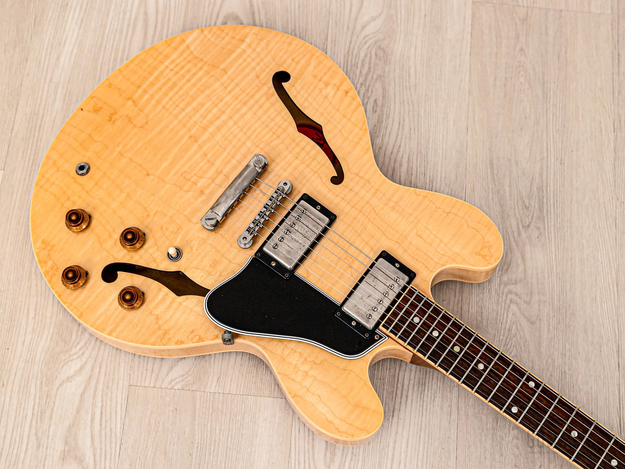 2005 Gibson Memphis ES-335 Dot Antique Natural, 100% Original & Near Mint w/ 57 Classic PAFs, Case - Image 9