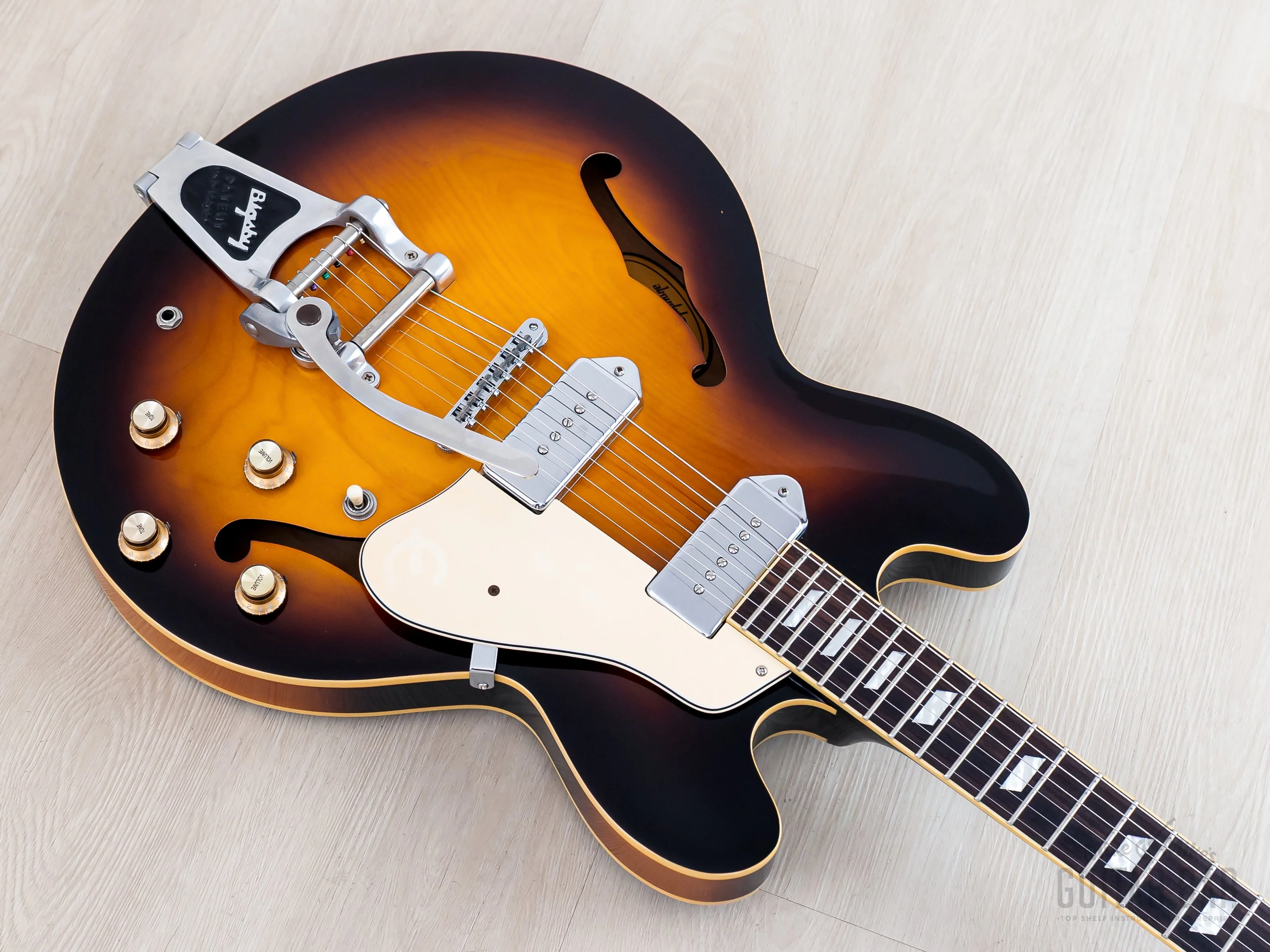 2006 Epiphone Casino Vintage Sunburst w/ USA Bigsby B7 & Case, Peerless - Image 10