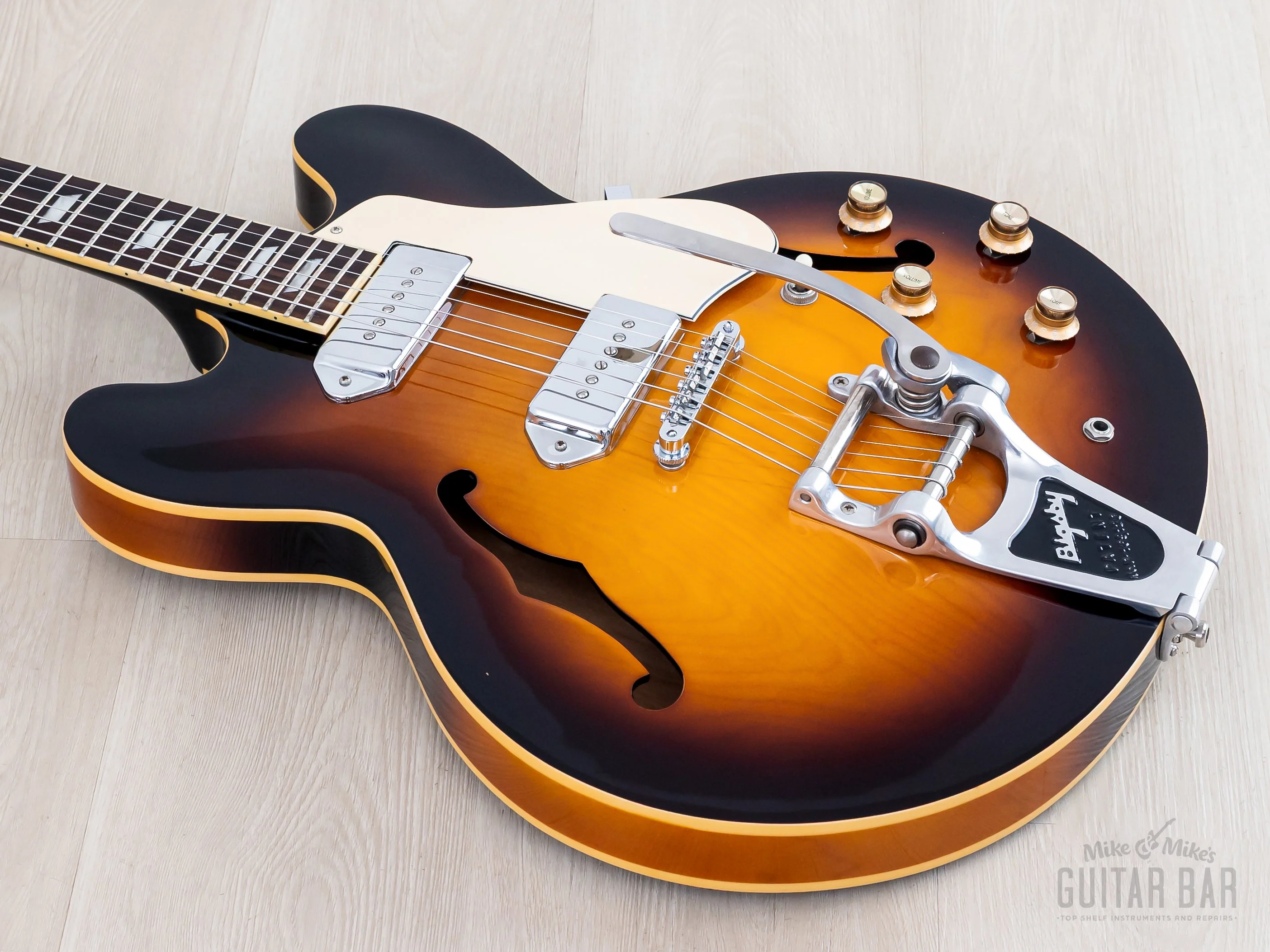 2006 Epiphone Casino Vintage Sunburst w/ USA Bigsby B7 & Case, Peerless - Image 11
