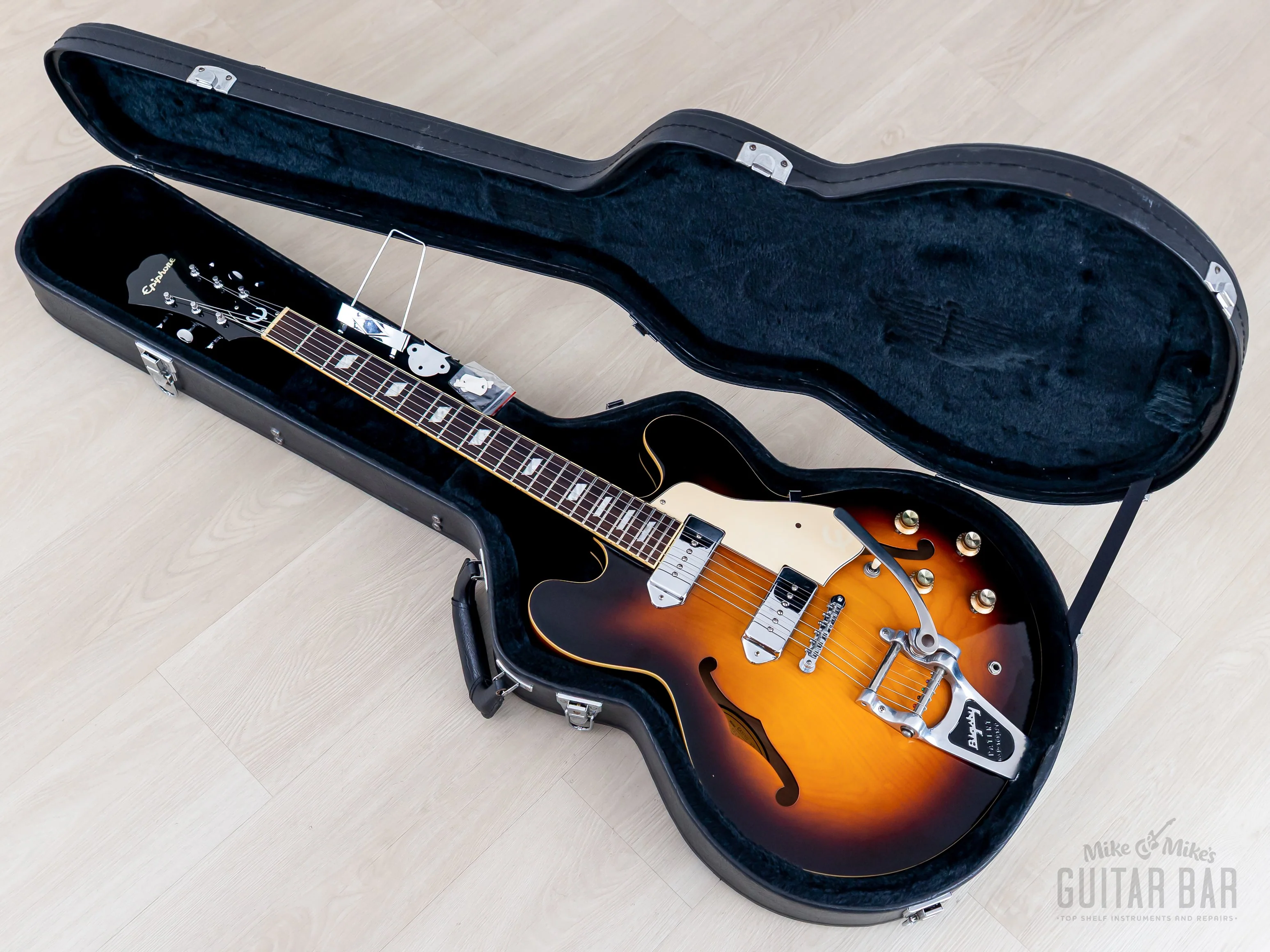 2006 Epiphone Casino Vintage Sunburst w/ USA Bigsby B7 & Case, Peerless - Image 18