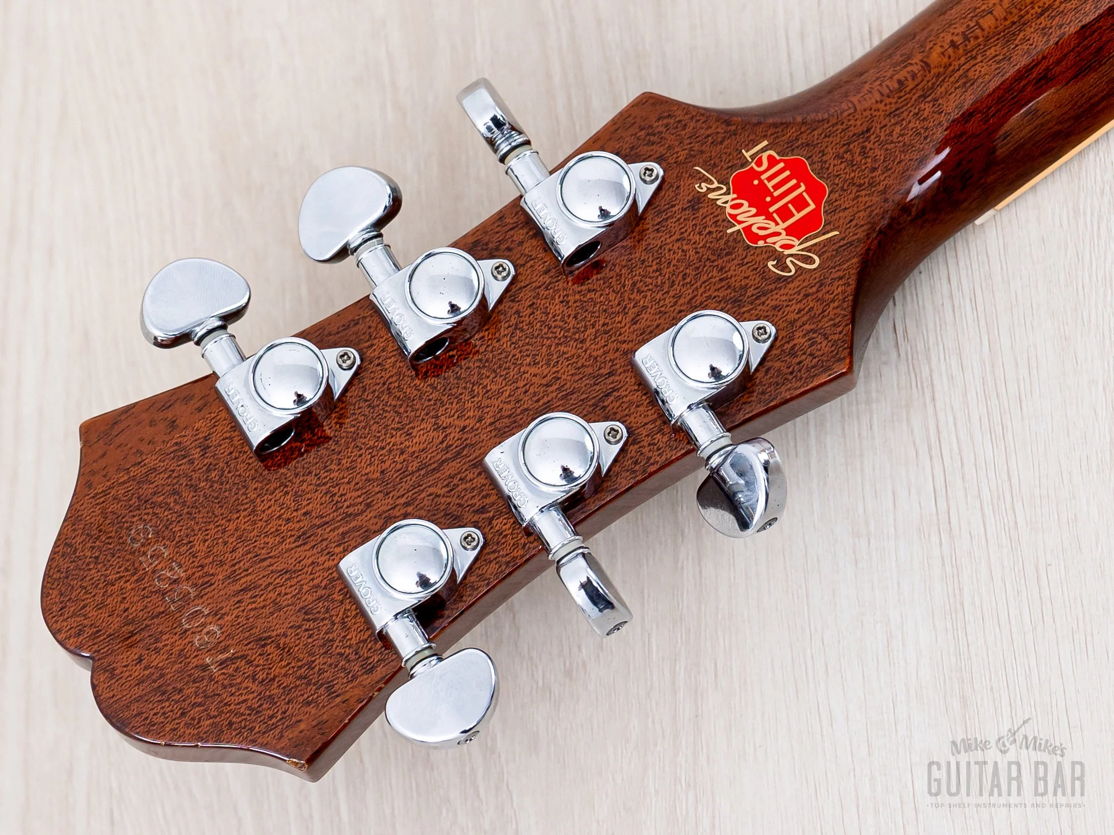2006 Epiphone Elitist 1965 Casino Natural Revolution, Near-Mint w/ Case & Gibson P-90s, Japan - Image 5