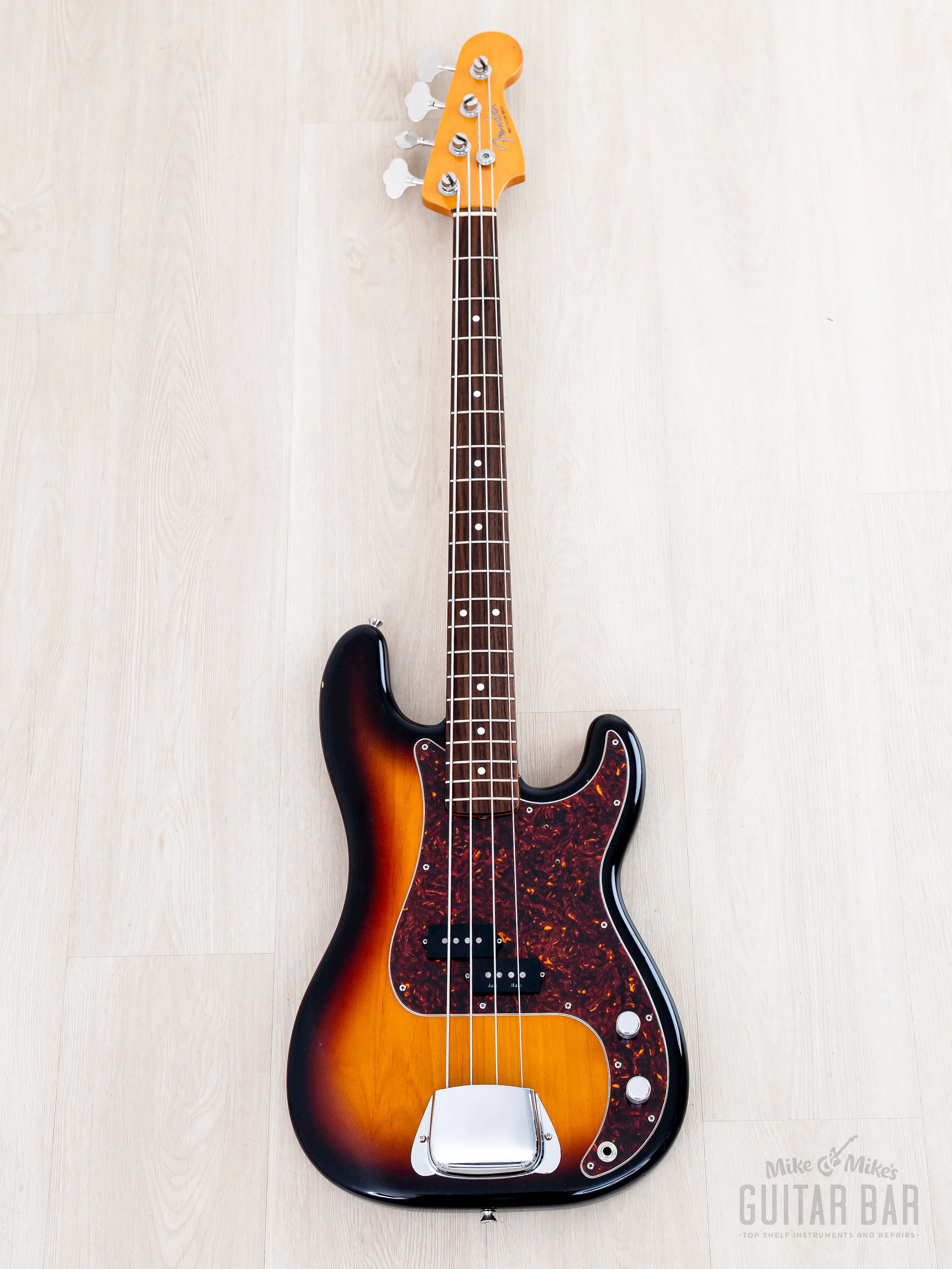 2006 Fender ‘62 Precision Bass DiMarzio Collection PB62-105DMC Sunburst Lacquer w/ USA Pickup, Japan CIJ - Image 2