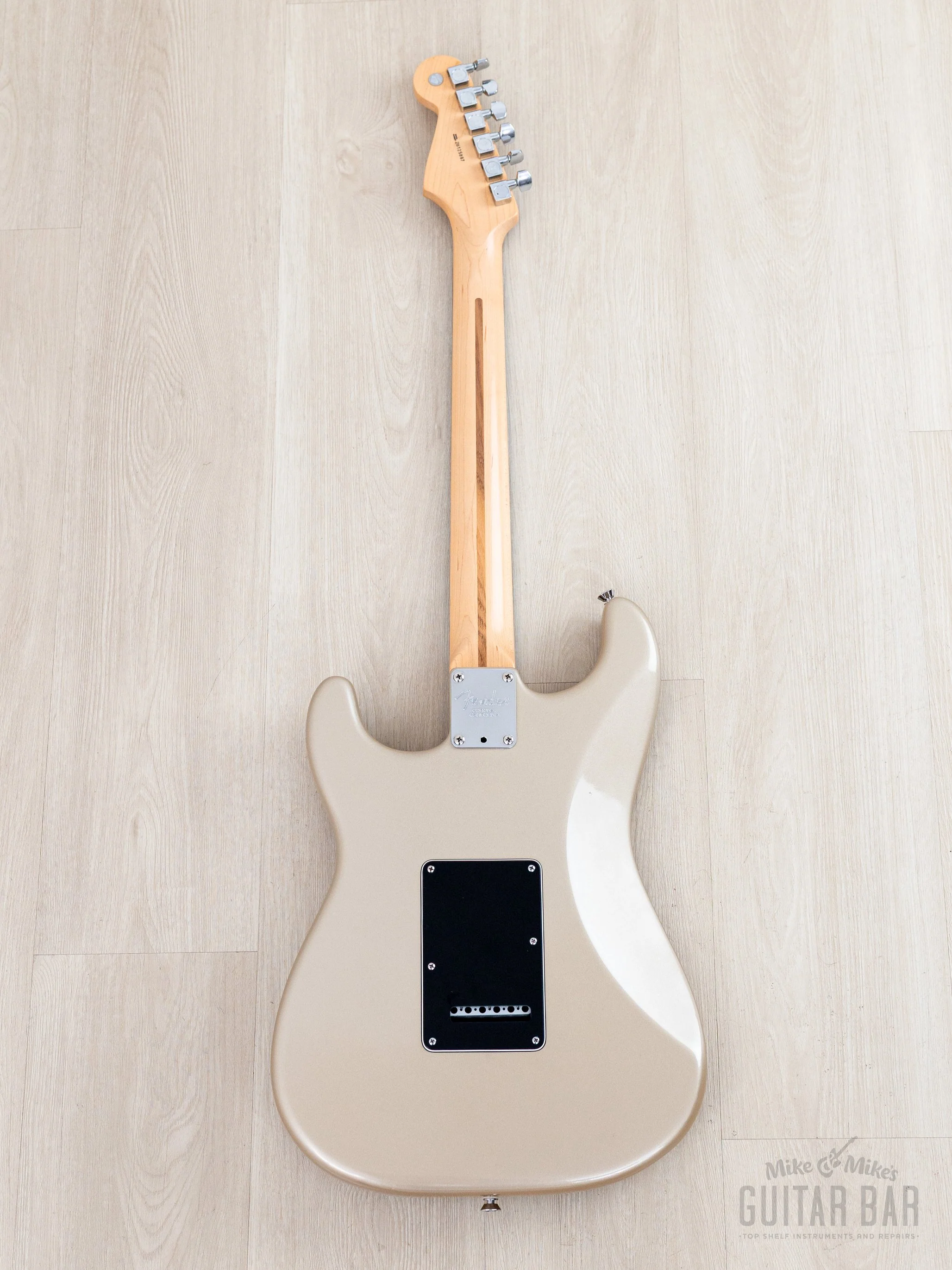 2006 Fender American Stratocaster HH Double Fat Shoreline Gold w/ S1 & Case, Big Apple - Image 3