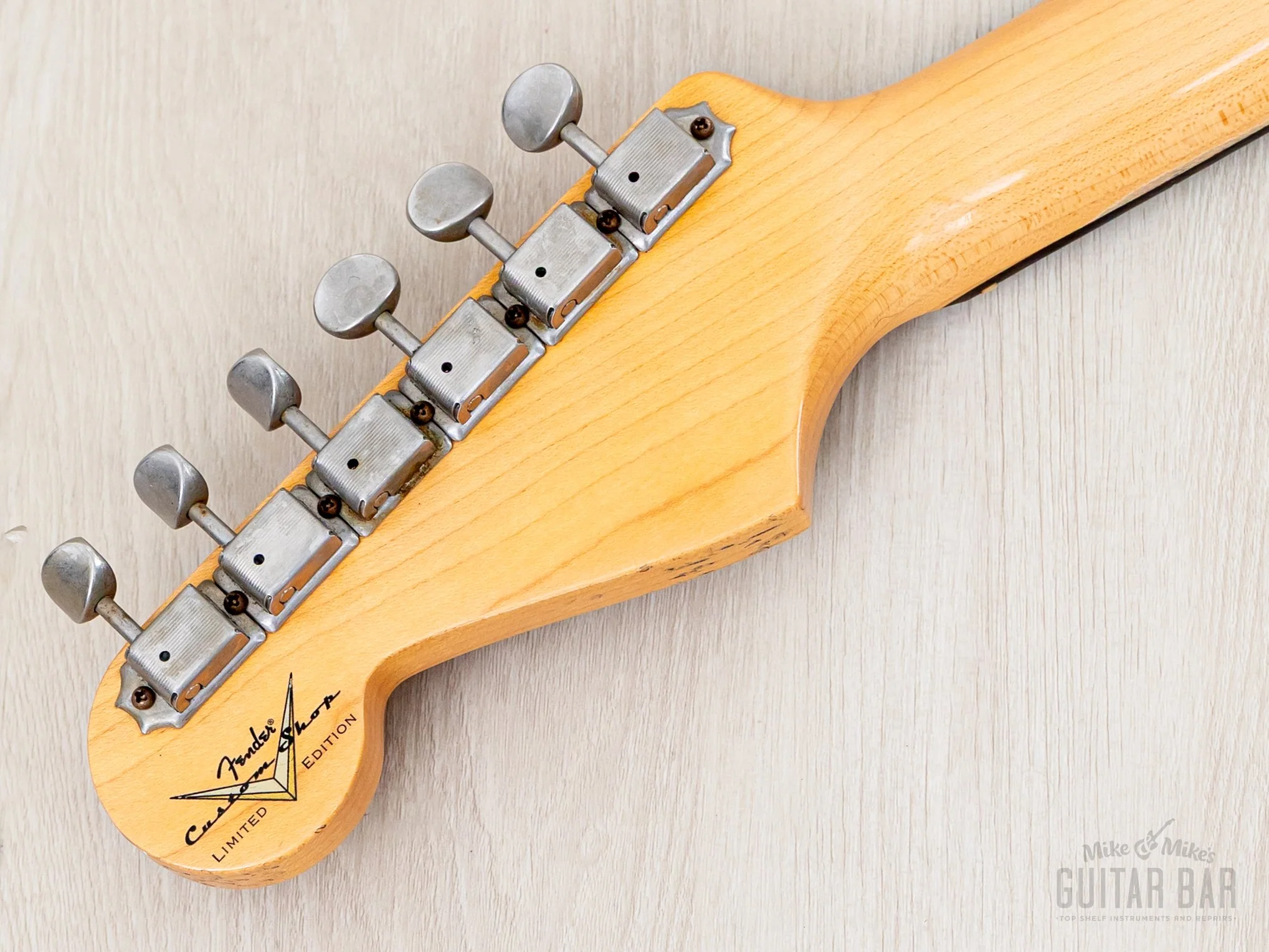 2006 Fender Custom Shop NAMM Limited Edition 1959 Stratocaster Relic + Pro Junior Shoreline Gold (One-Off) w/ COA, Case - Image 5