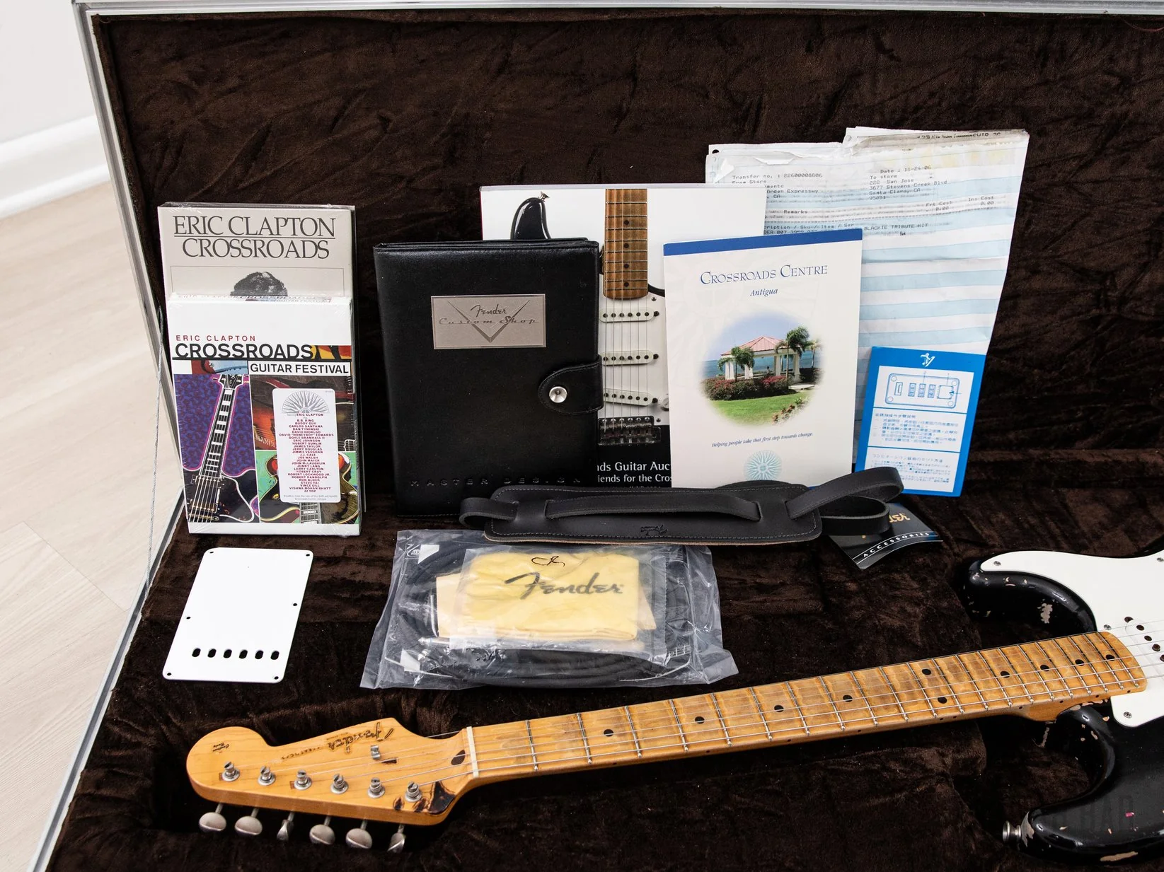 2006 Fender Masterbuilt Chris Fleming Eric Clapton Blackie Tribute Mint w/ Duck Bros Case, Tags, Receipt - Image 17