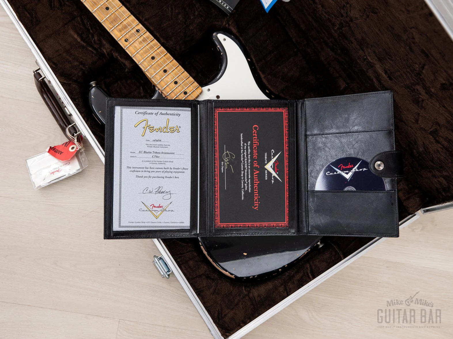2006 Fender Masterbuilt Chris Fleming Eric Clapton Blackie Tribute Mint w/ Duck Bros Case, Tags, Receipt - Image 18
