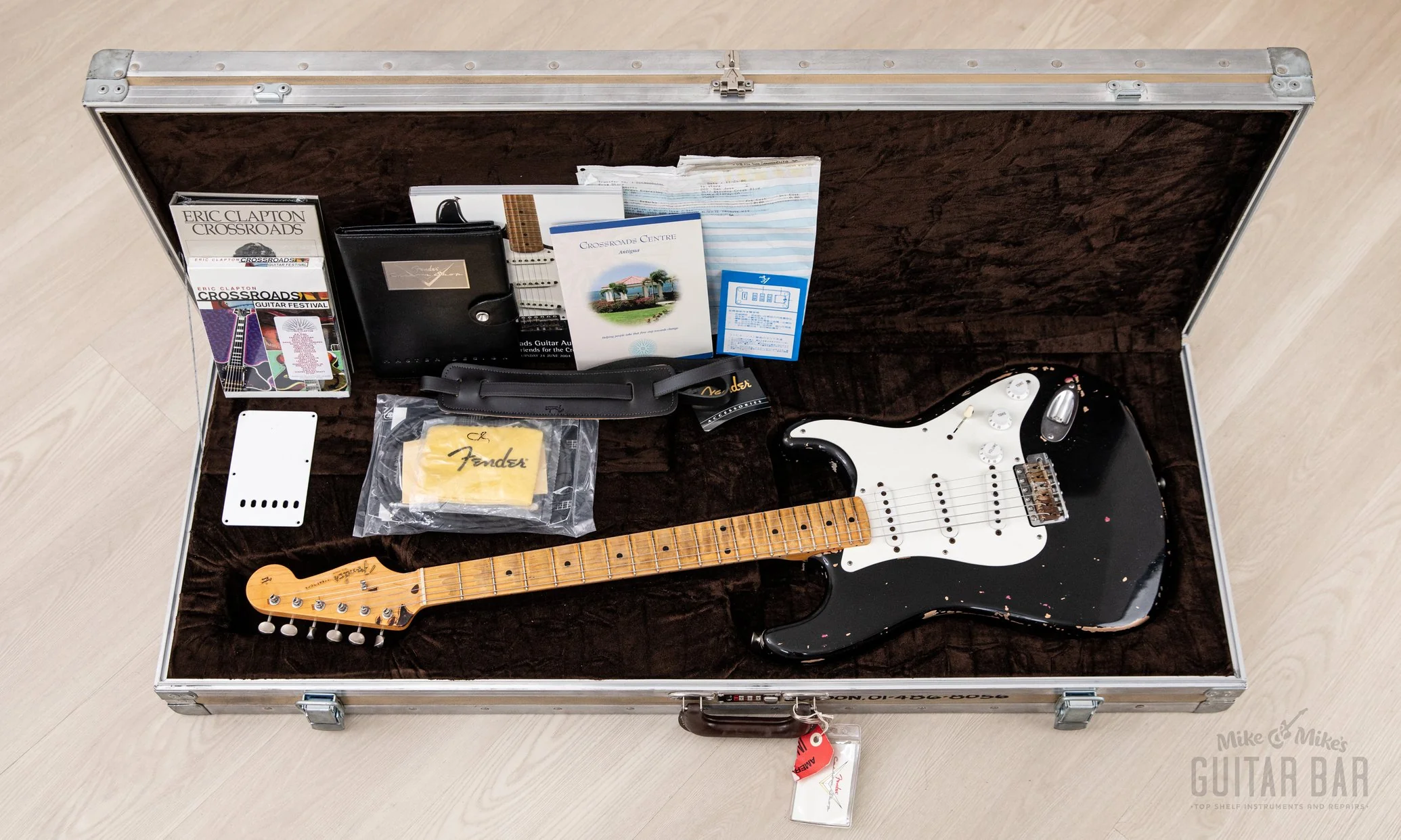 2006 Fender Masterbuilt Chris Fleming Eric Clapton Blackie Tribute Mint w/ Duck Bros Case, Tags, Receipt - Image 19
