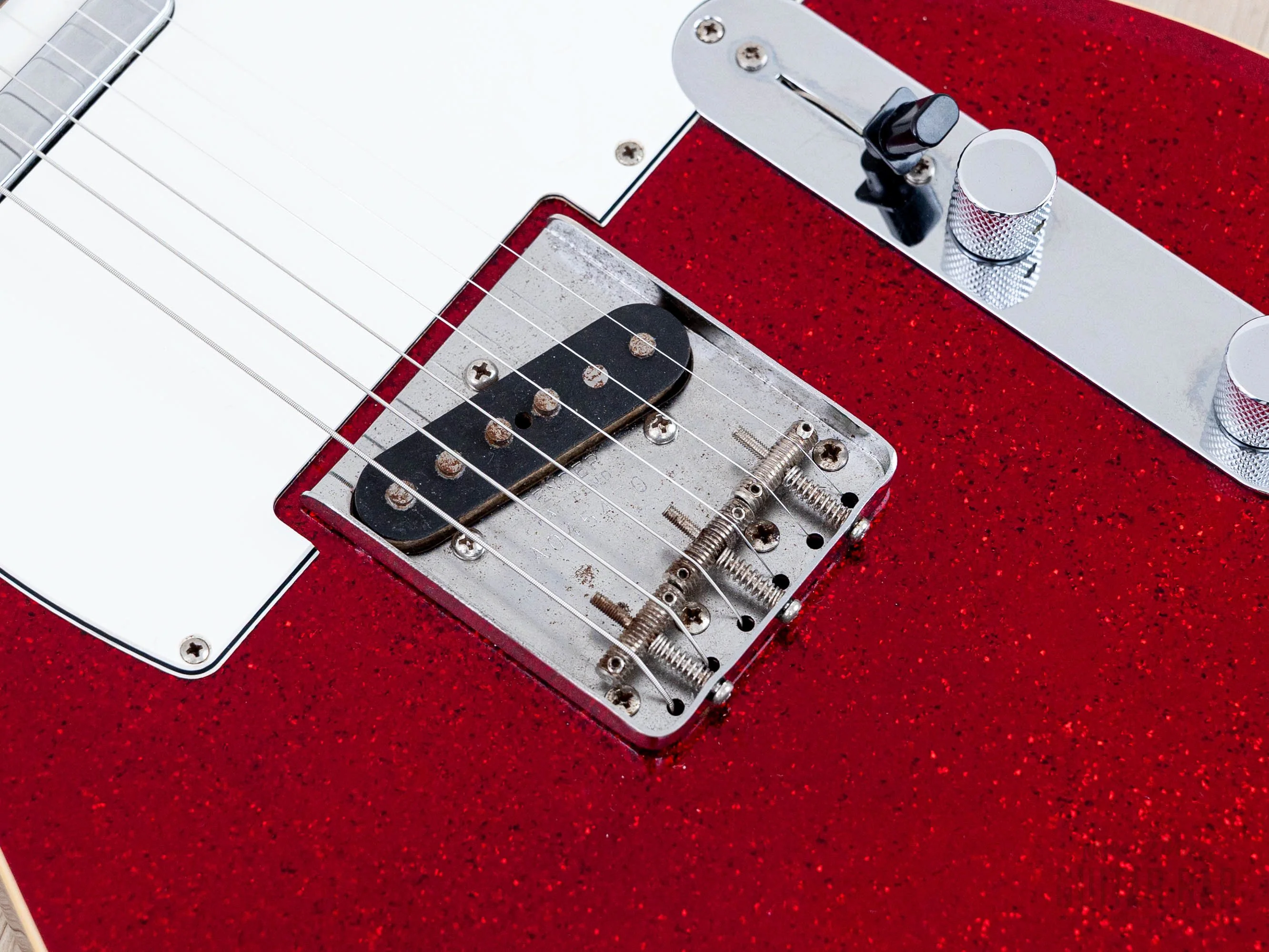 2006 Fender Order Made Telecaster Custom ‘62 Vintage Reissue Red Sparkle, Near-Mint w/ Case, Japan CIJ - Image 8