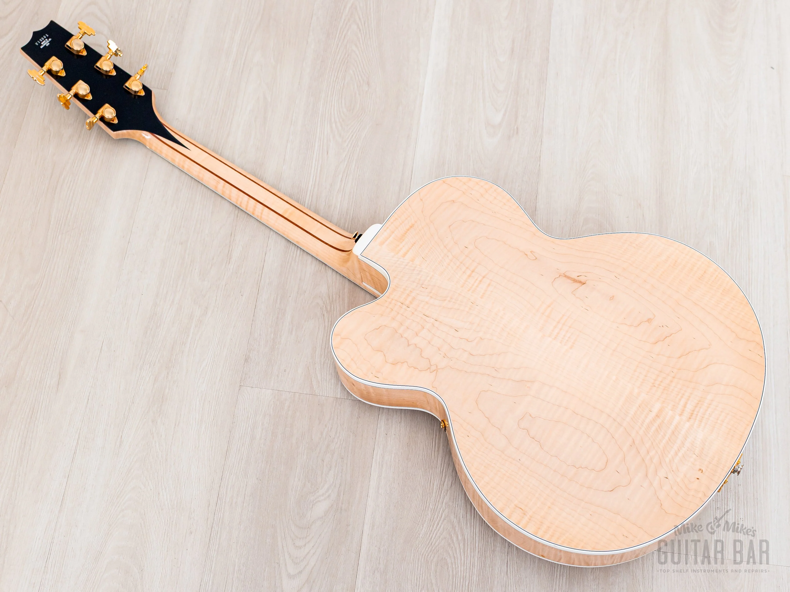 2006 Heritage Golden Eagle Carved Top Archtop Natural, Near-Mint w/ Case & Hangtags - Image 17