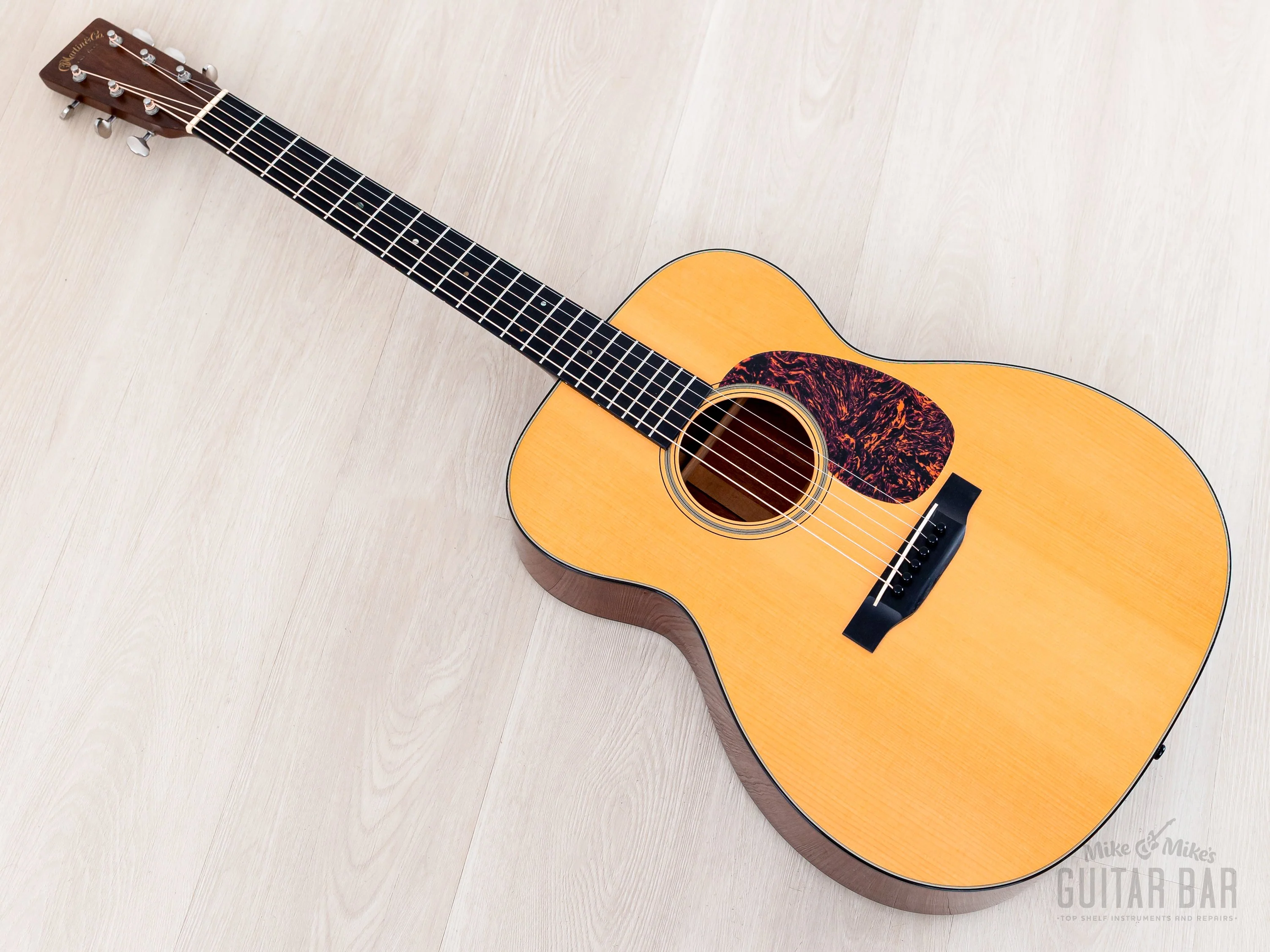 2006 Martin Custom Shop 0000-18 Gruhn Spec w/ Adirondack Top & Modified V Neck, Case - Image 13