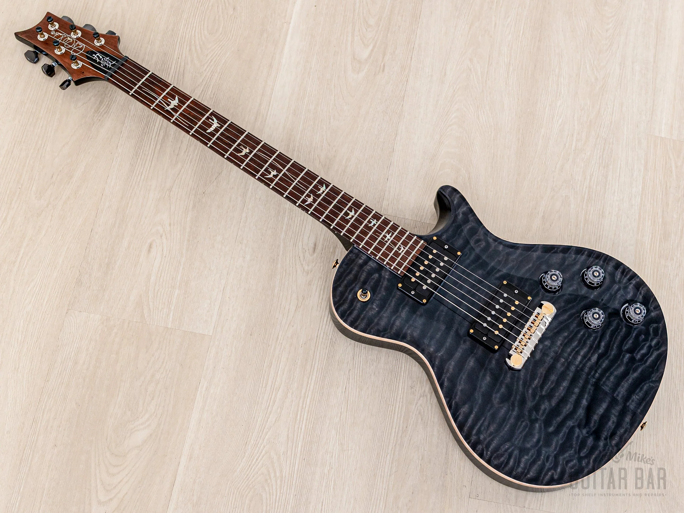 2006 Paul Reed Smith 20th Anniversary Singlecut Artist Top Gray Black w/ Case & Hangtag - Image 11