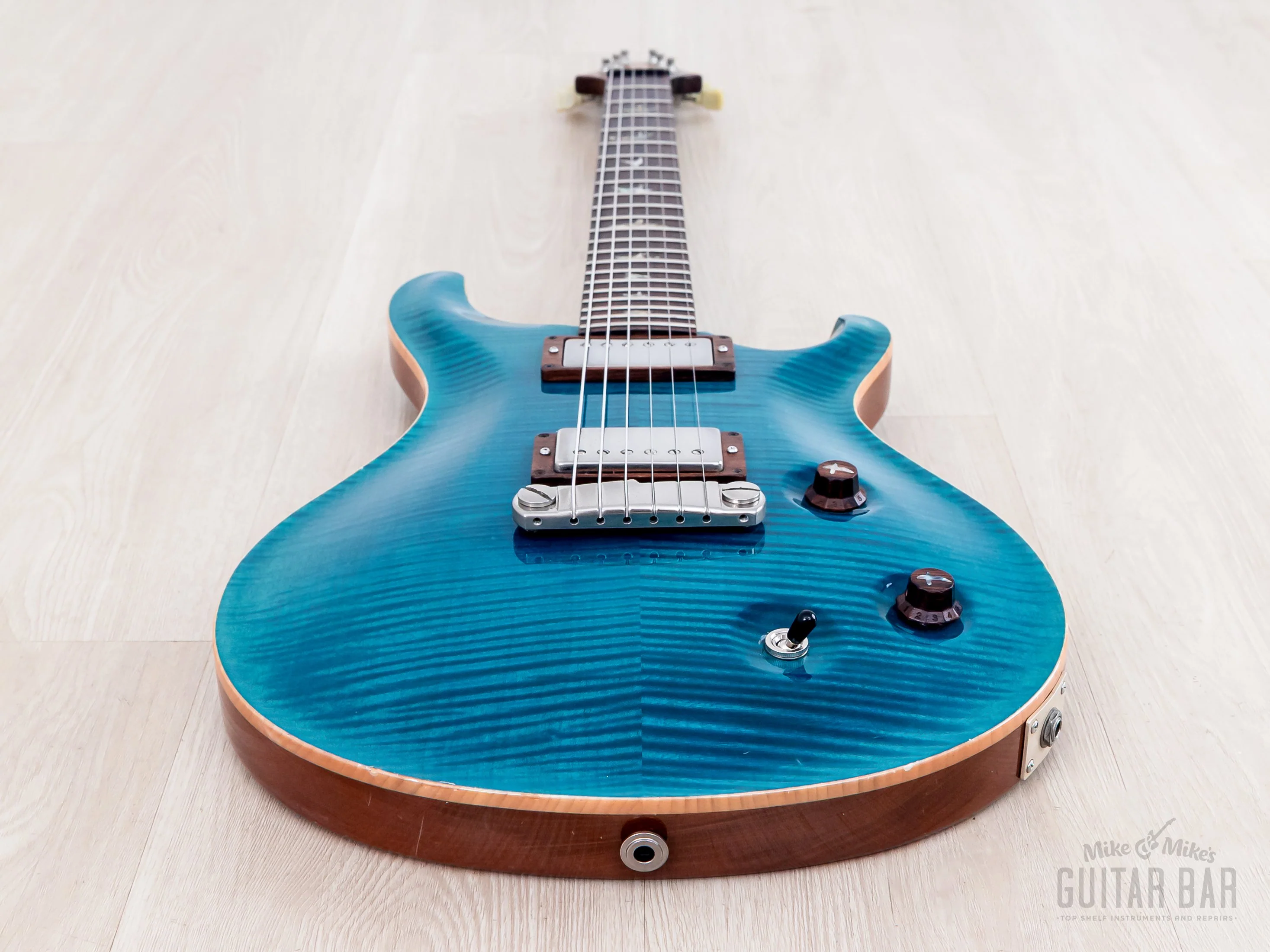 2006 Paul Reed Smith McCarty 10 Top Blue Matteo w/ Rosewood Wide Fat Neck, Case & Hangtags - Image 10