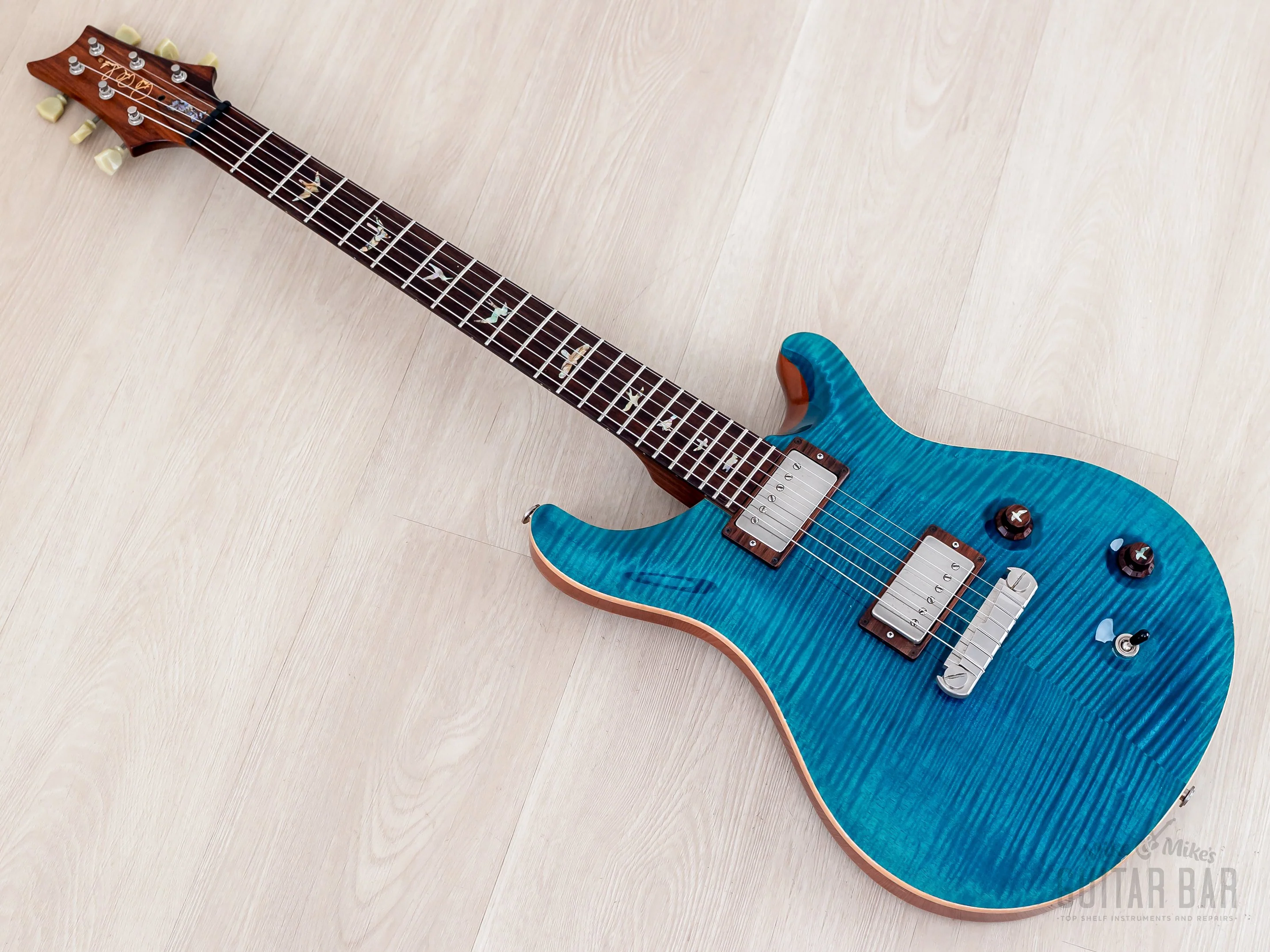 2006 Paul Reed Smith McCarty 10 Top Blue Matteo w/ Rosewood Wide Fat Neck, Case & Hangtags - Image 11