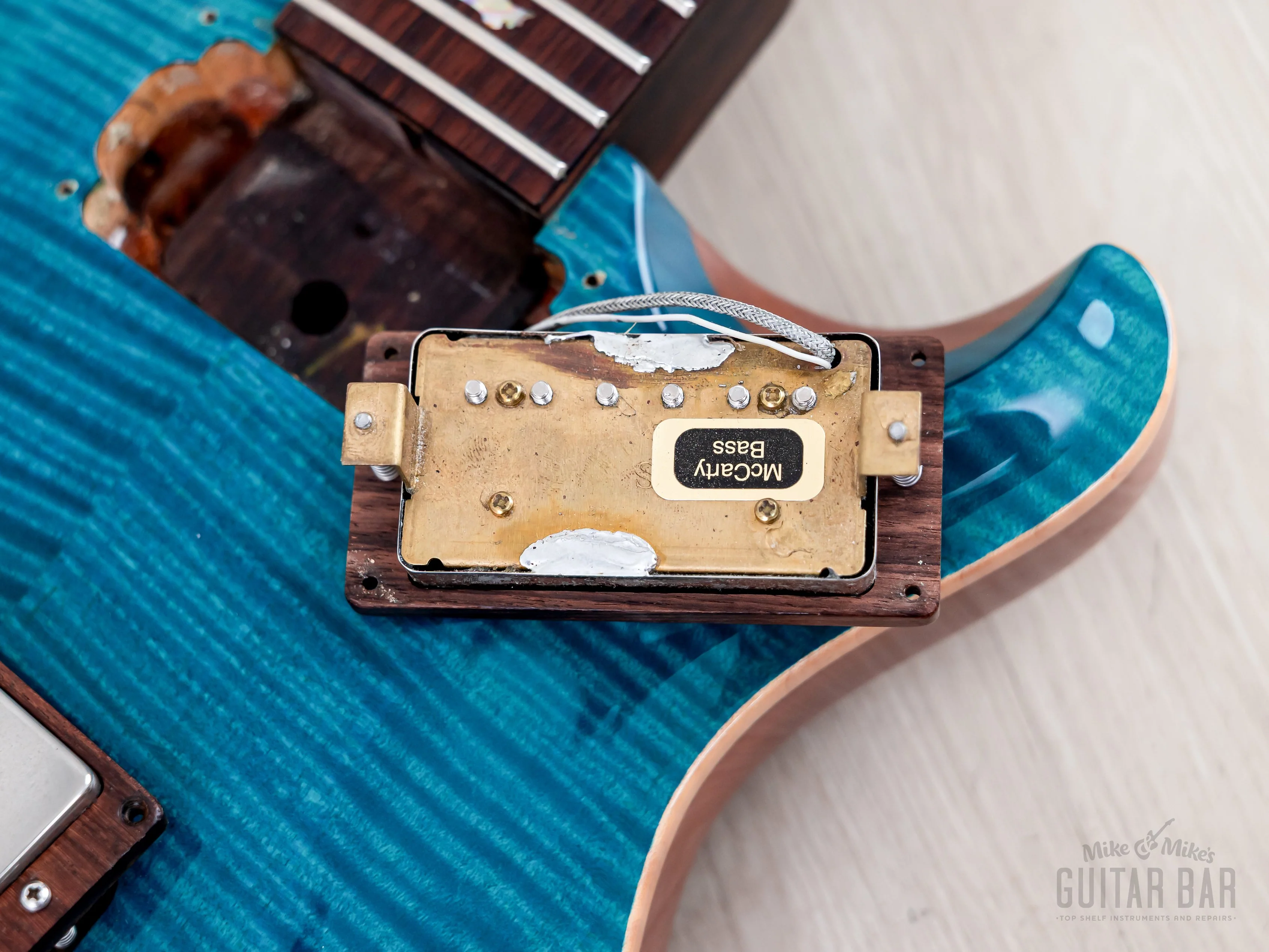 2006 Paul Reed Smith McCarty 10 Top Blue Matteo w/ Rosewood Wide Fat Neck, Case & Hangtags - Image 18