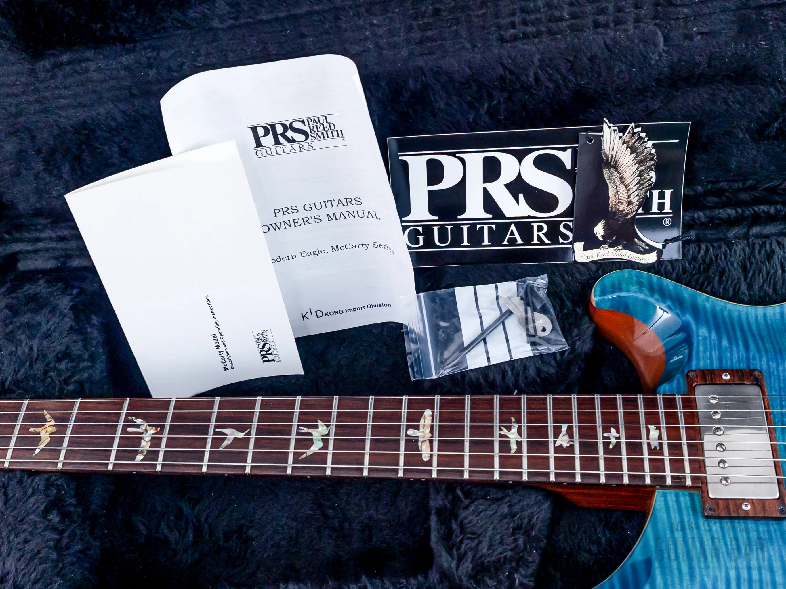 2006 Paul Reed Smith McCarty 10 Top Blue Matteo w/ Rosewood Wide Fat Neck, Case & Hangtags - Image 20