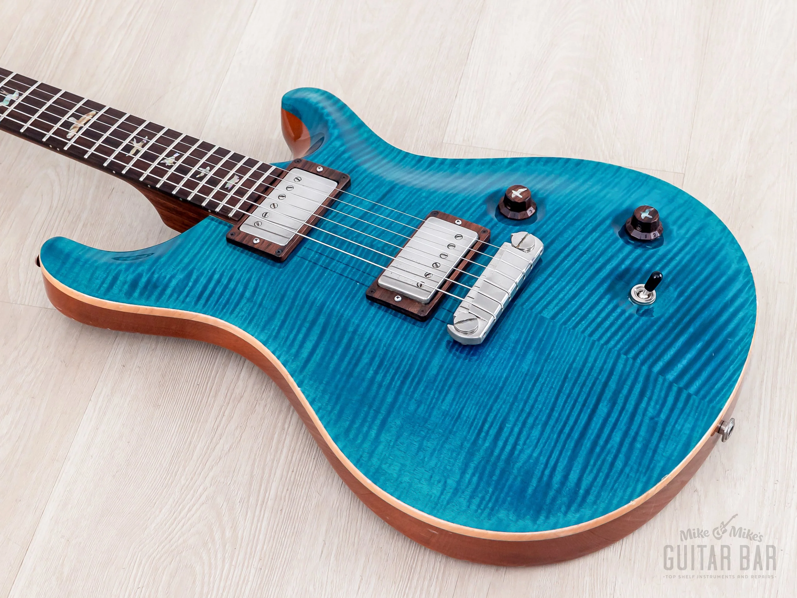 2006 Paul Reed Smith McCarty 10 Top Blue Matteo w/ Rosewood Wide Fat Neck, Case & Hangtags - Image 9
